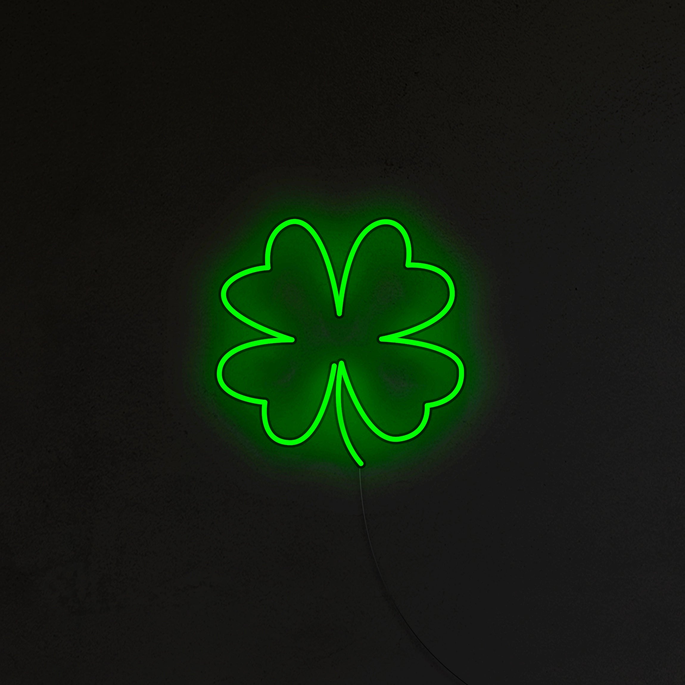 Liść Koniczyny Neon LED