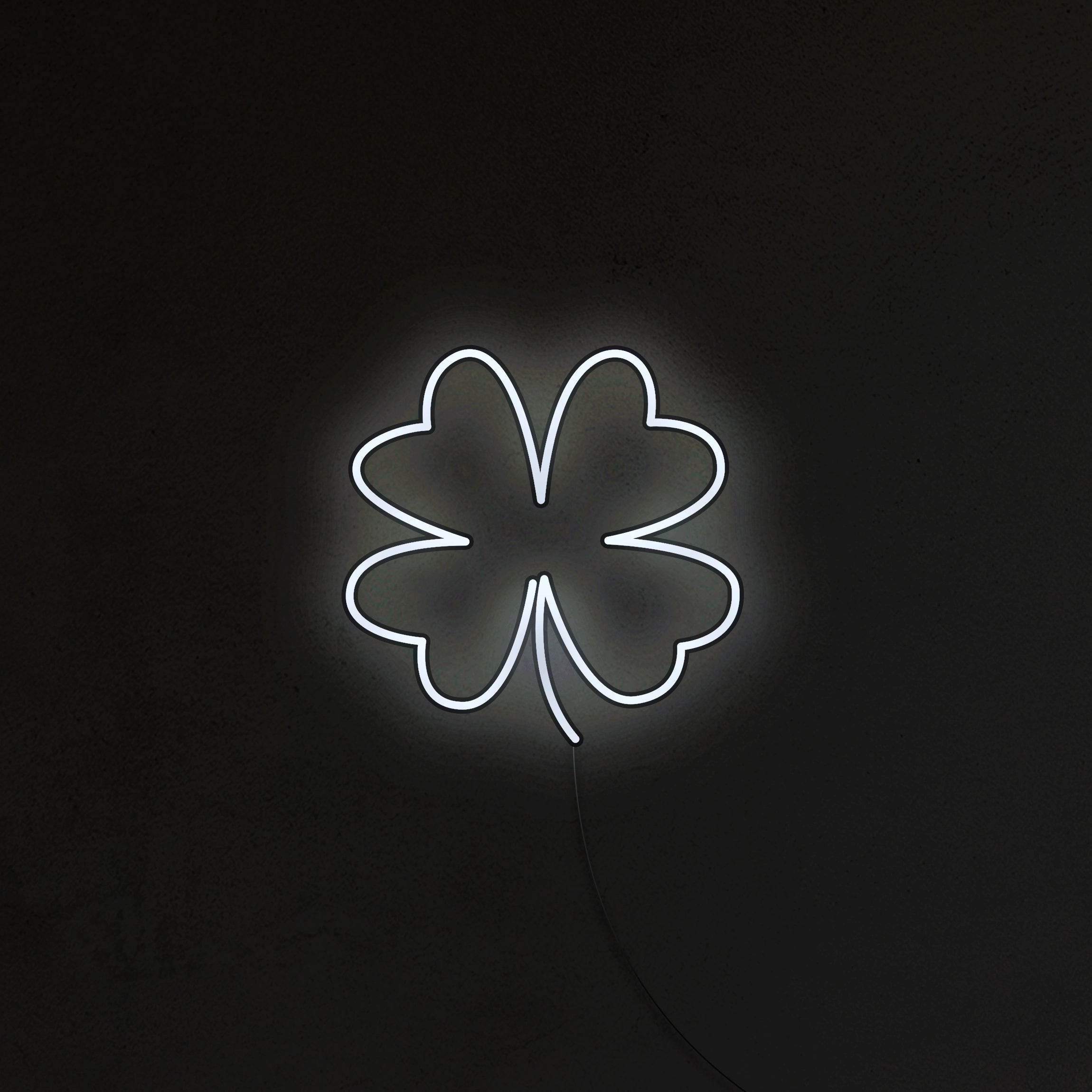 Liść Koniczyny Neon LED