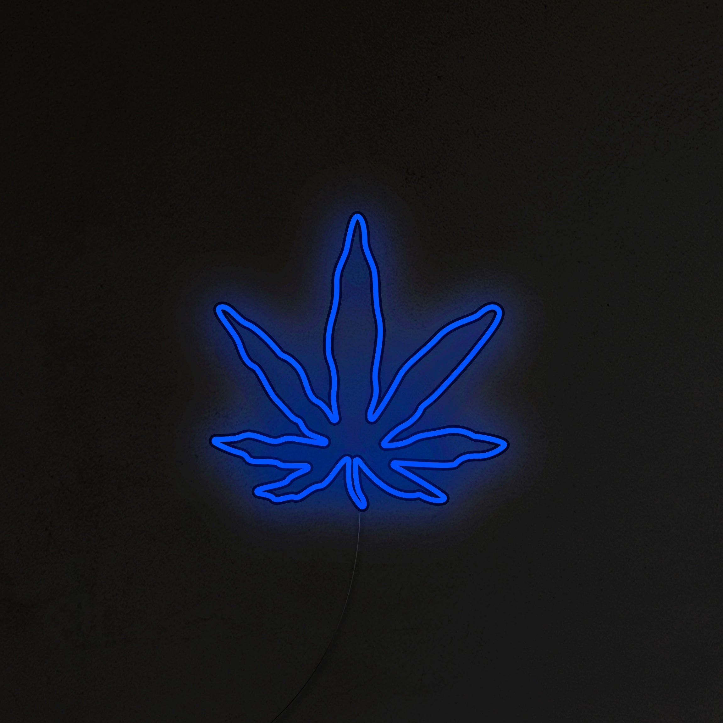 Liść Konopi Neon LED