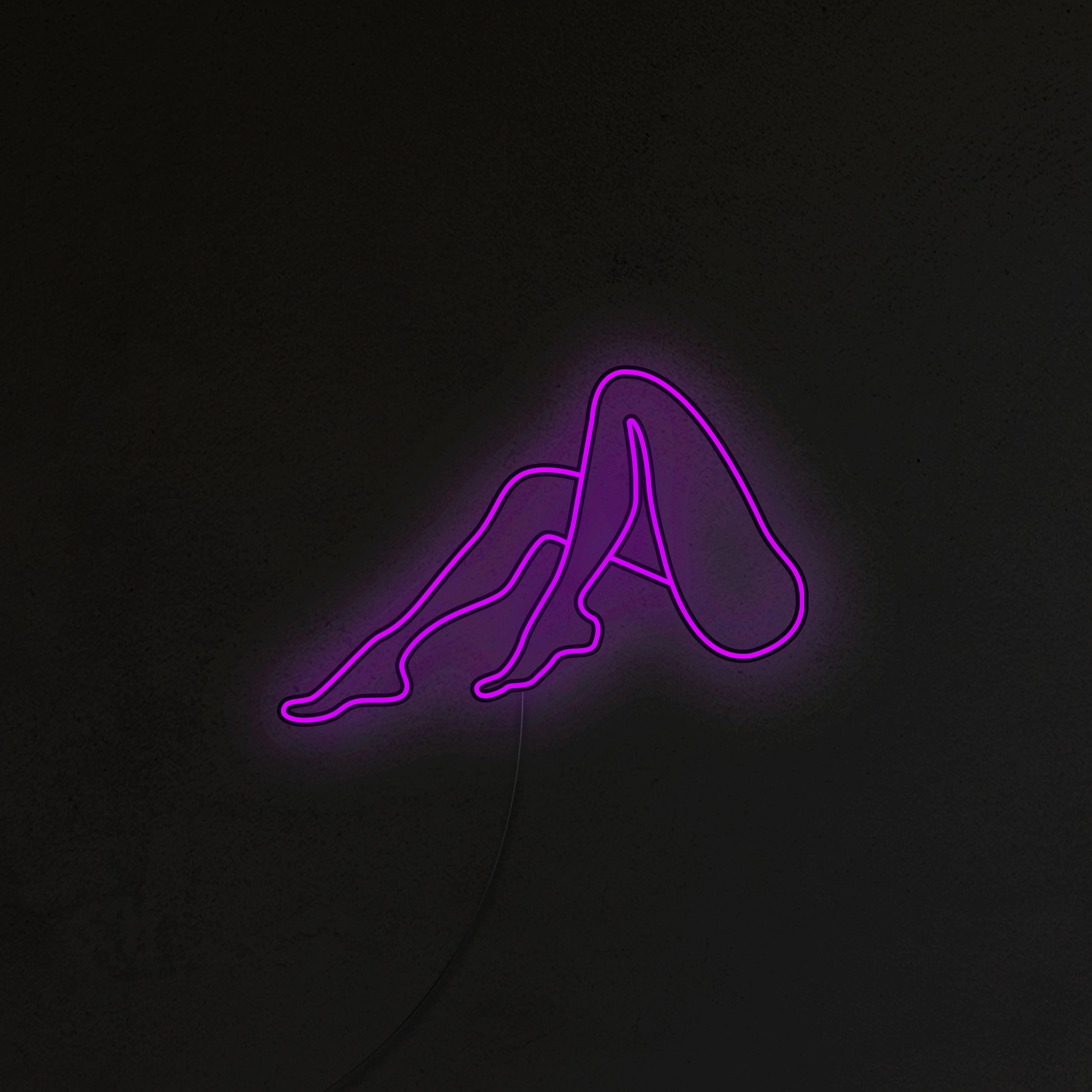Nogi Kobiety Neon LED