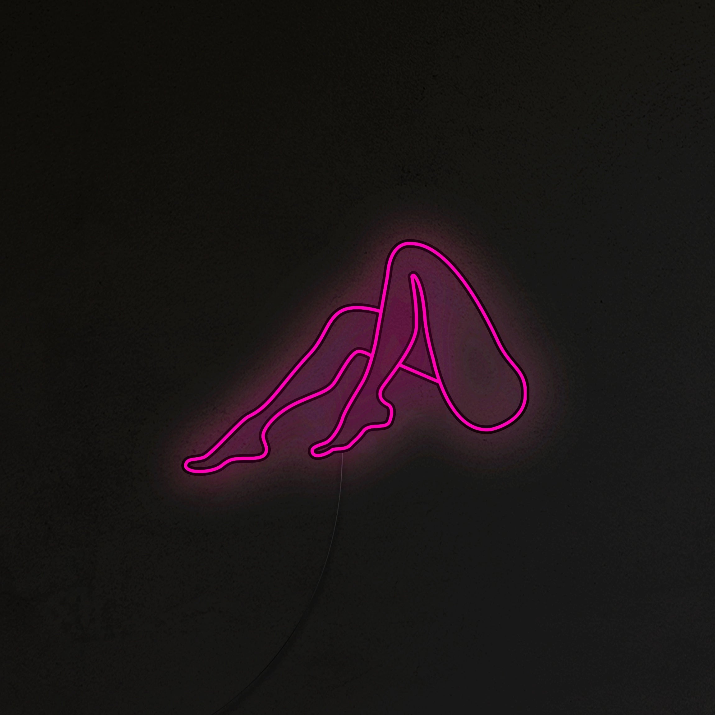 Nogi Kobiety Neon LED