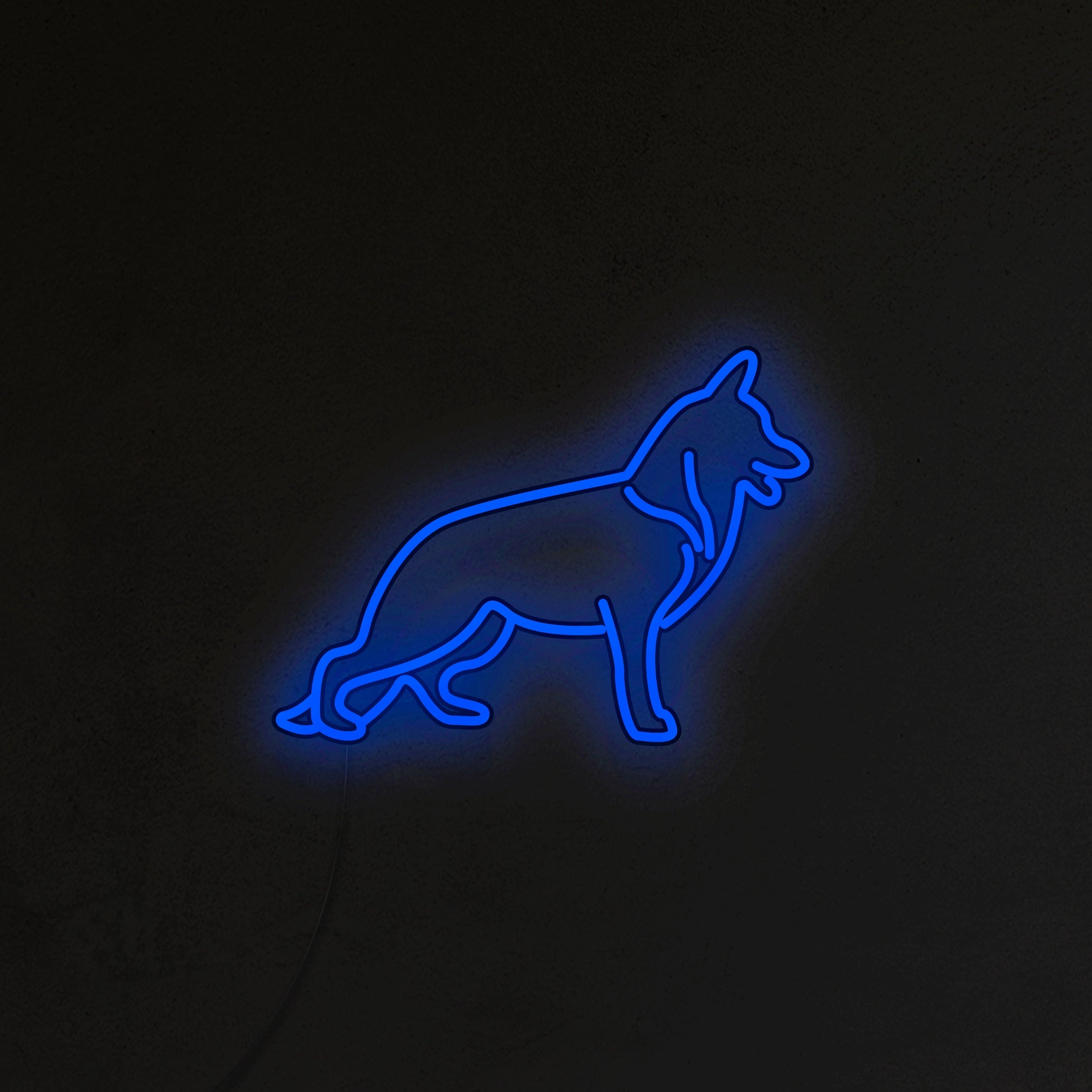 Owczarek Niemiecki Neon LED