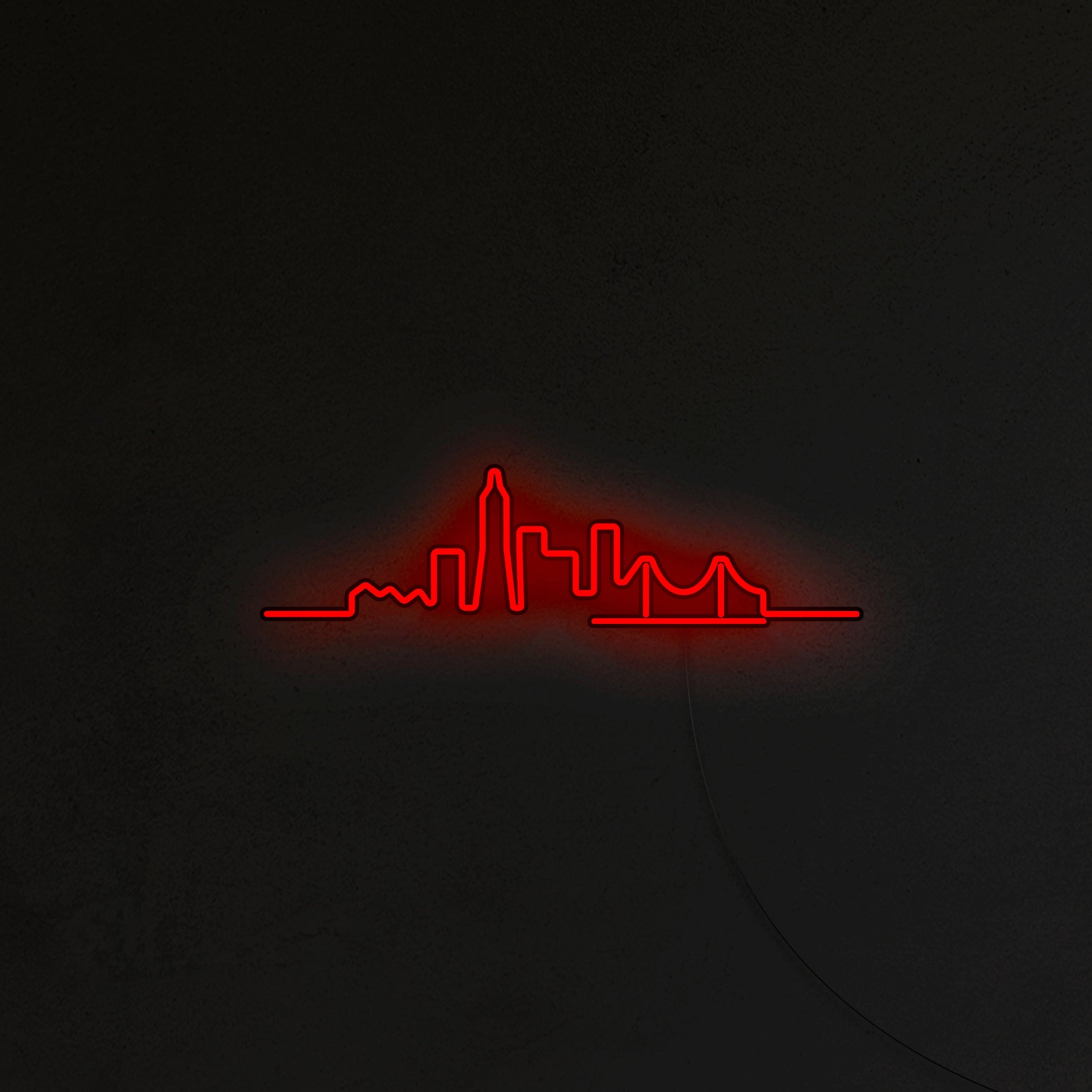 Panorama Miasta Neon LED