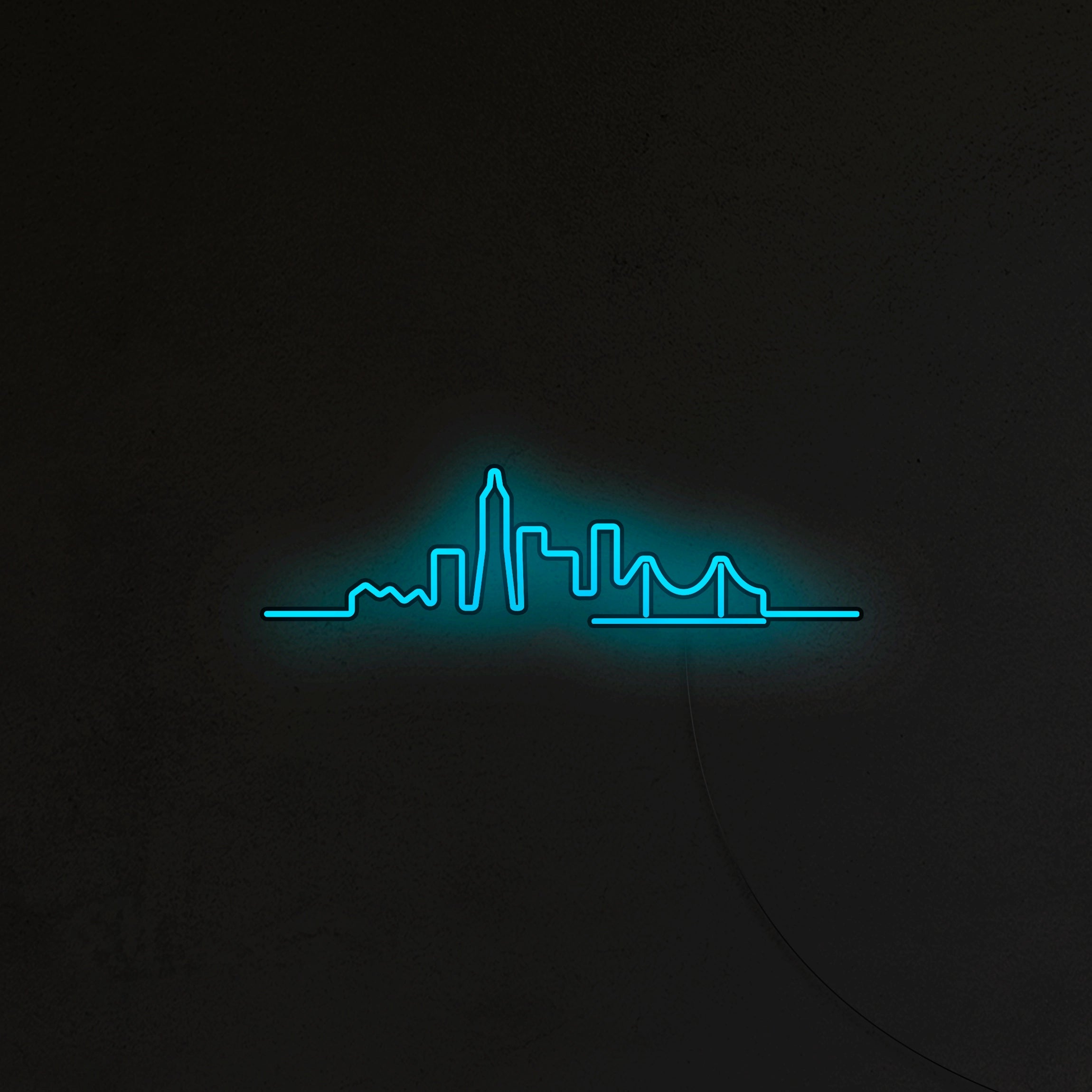 Panorama Miasta Neon LED