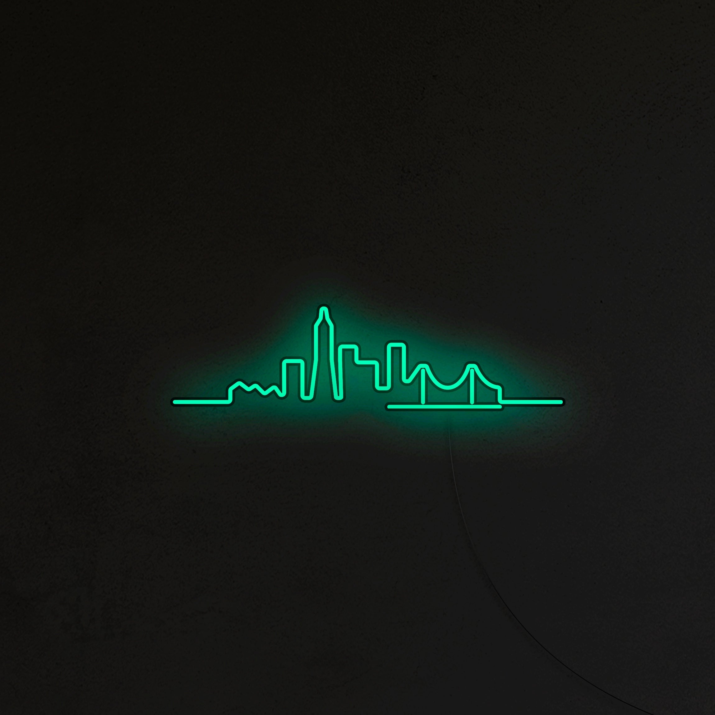 Panorama Miasta Neon LED