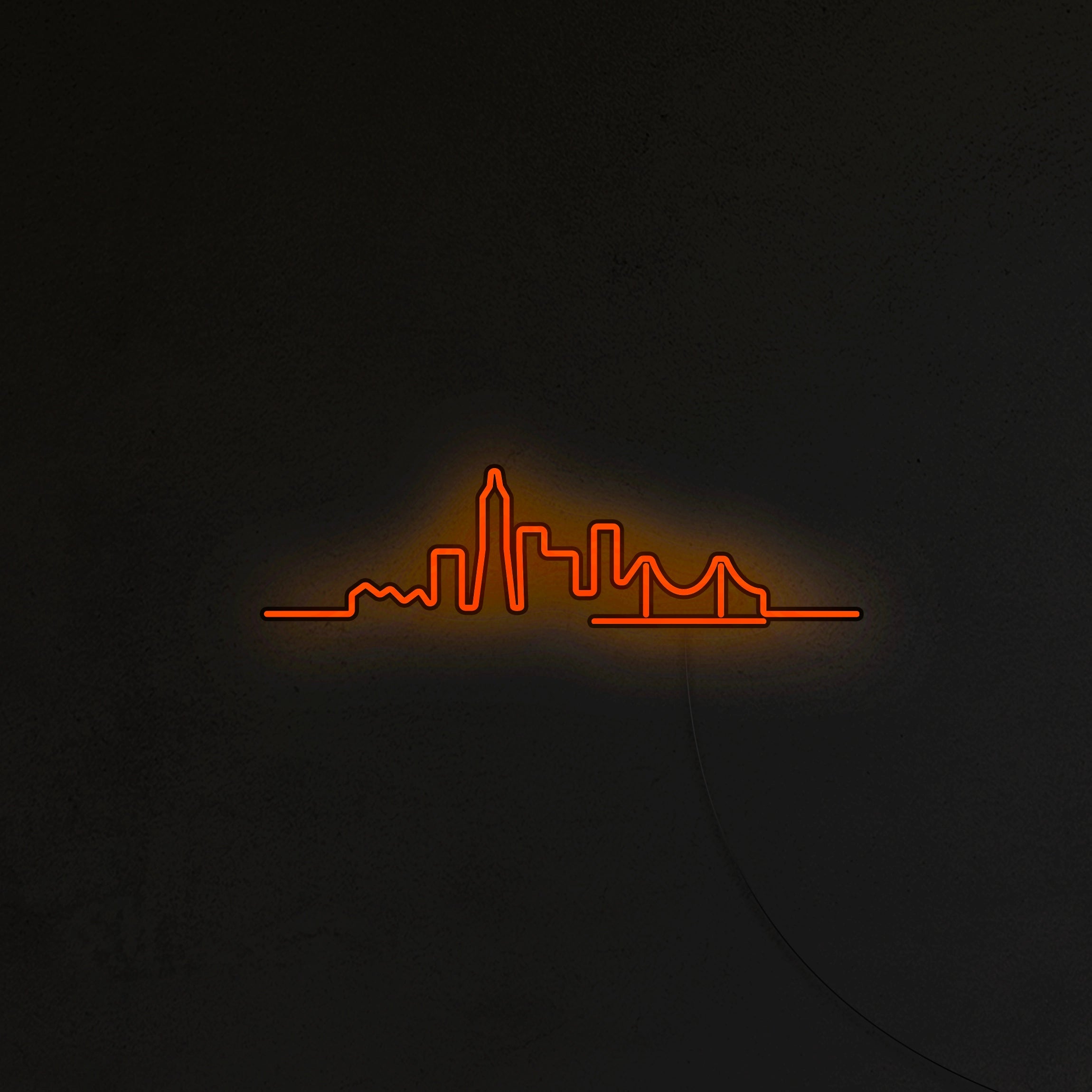 Panorama Miasta Neon LED