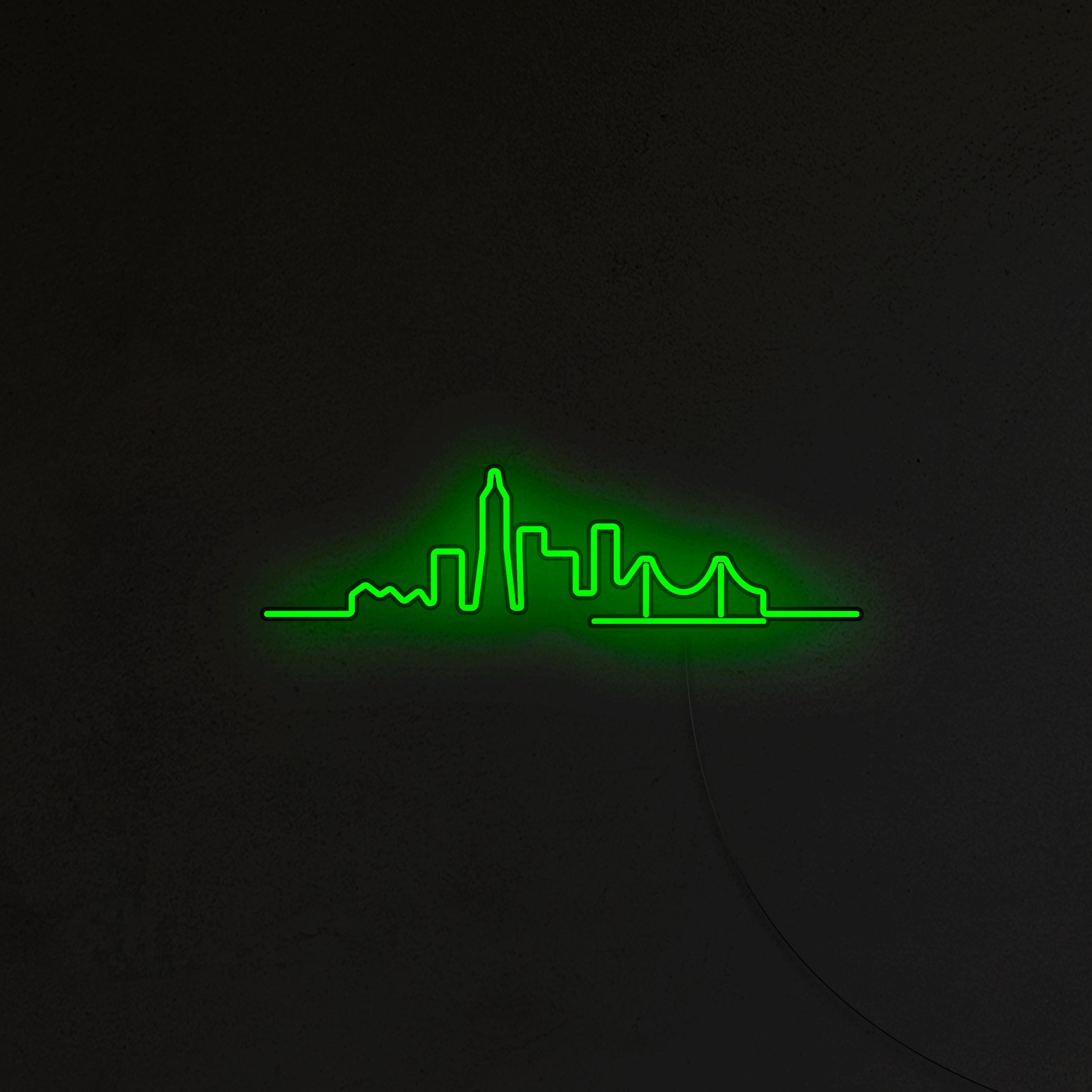 Panorama Miasta Neon LED