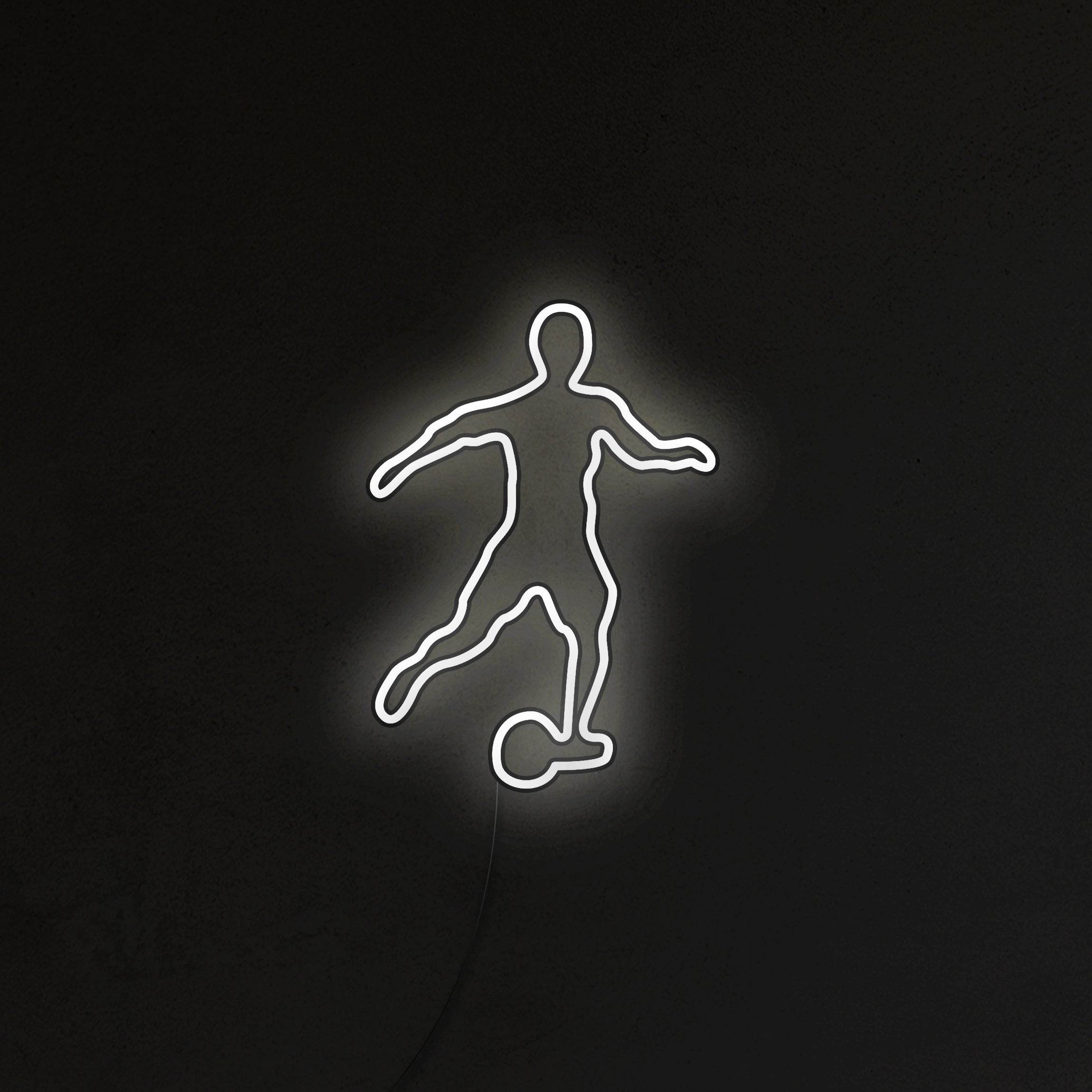 Piłkarz Neon LED