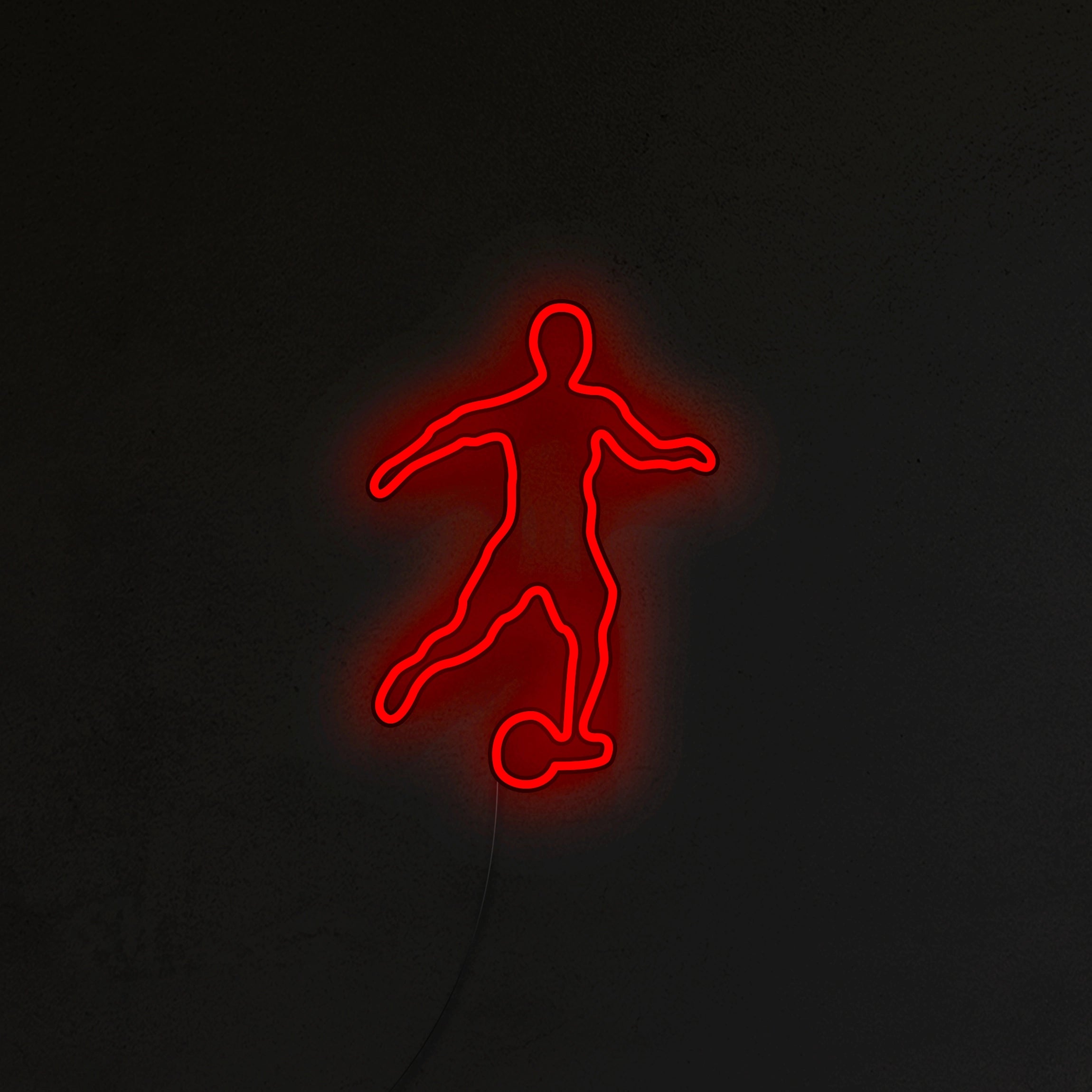 Piłkarz Neon LED