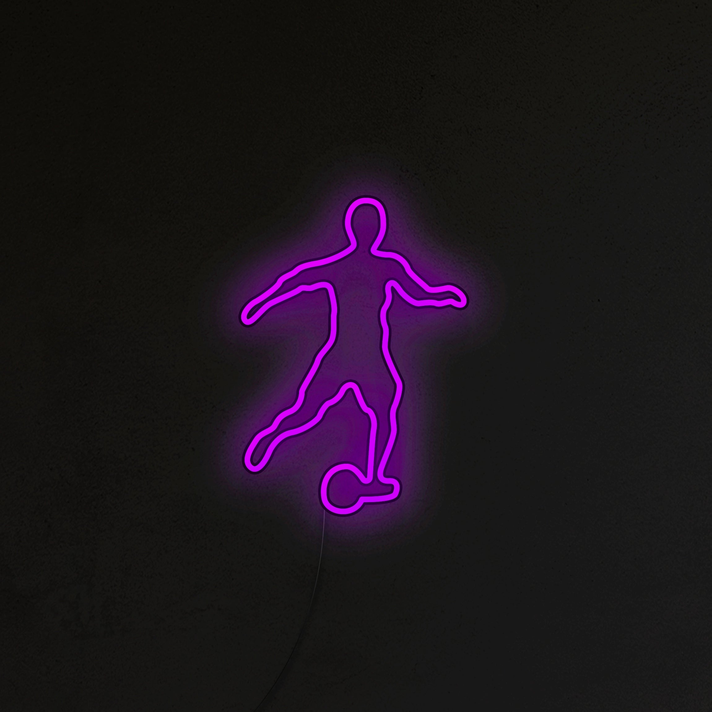 Piłkarz Neon LED