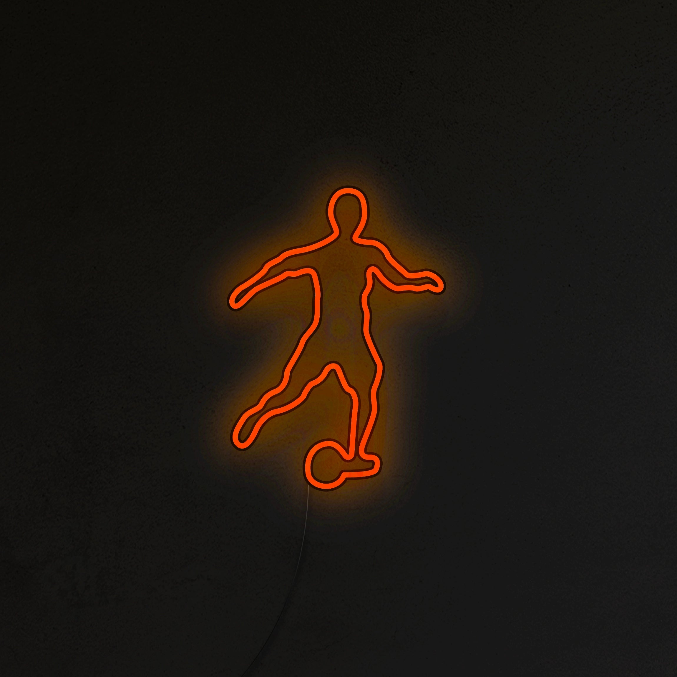 Piłkarz Neon LED