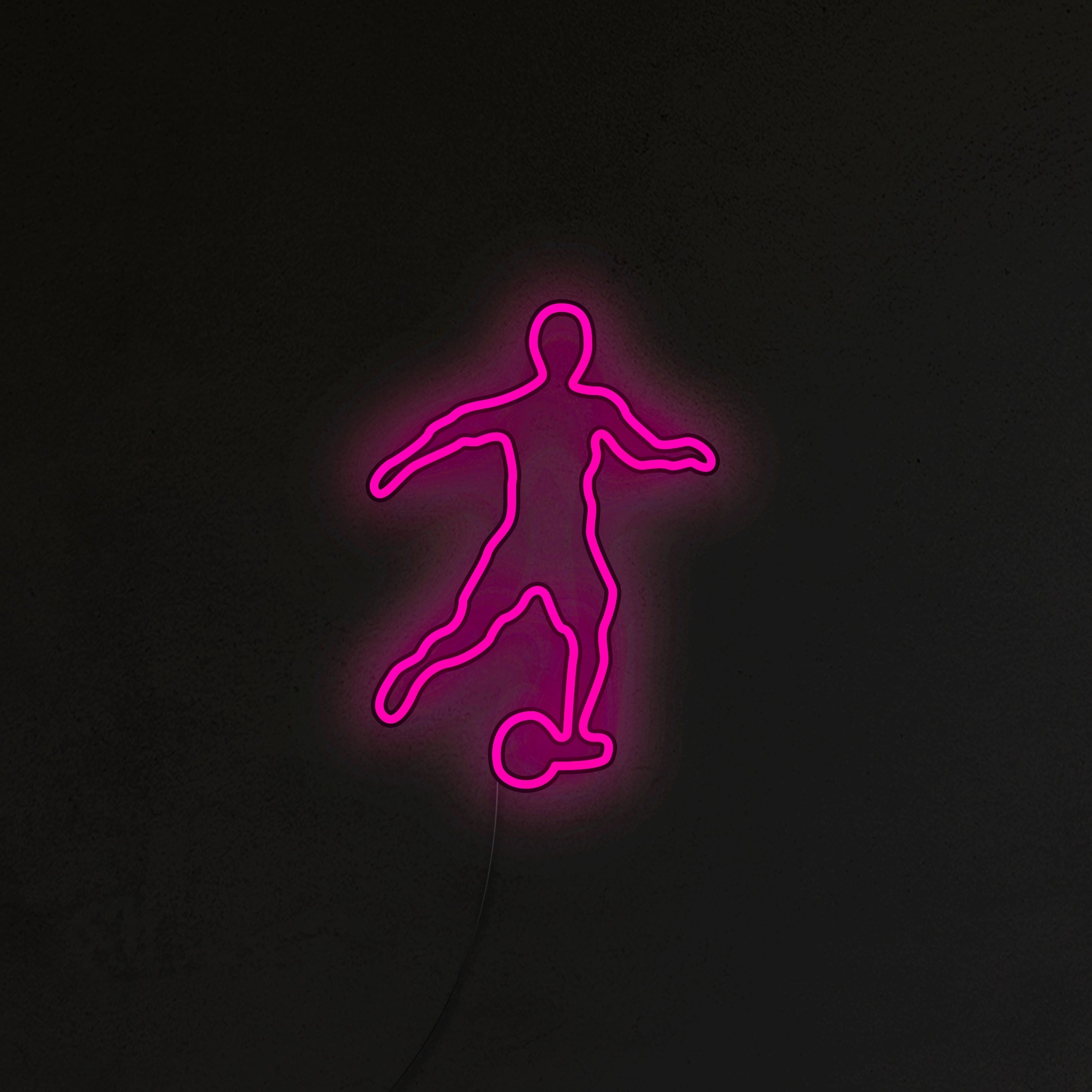 Piłkarz Neon LED