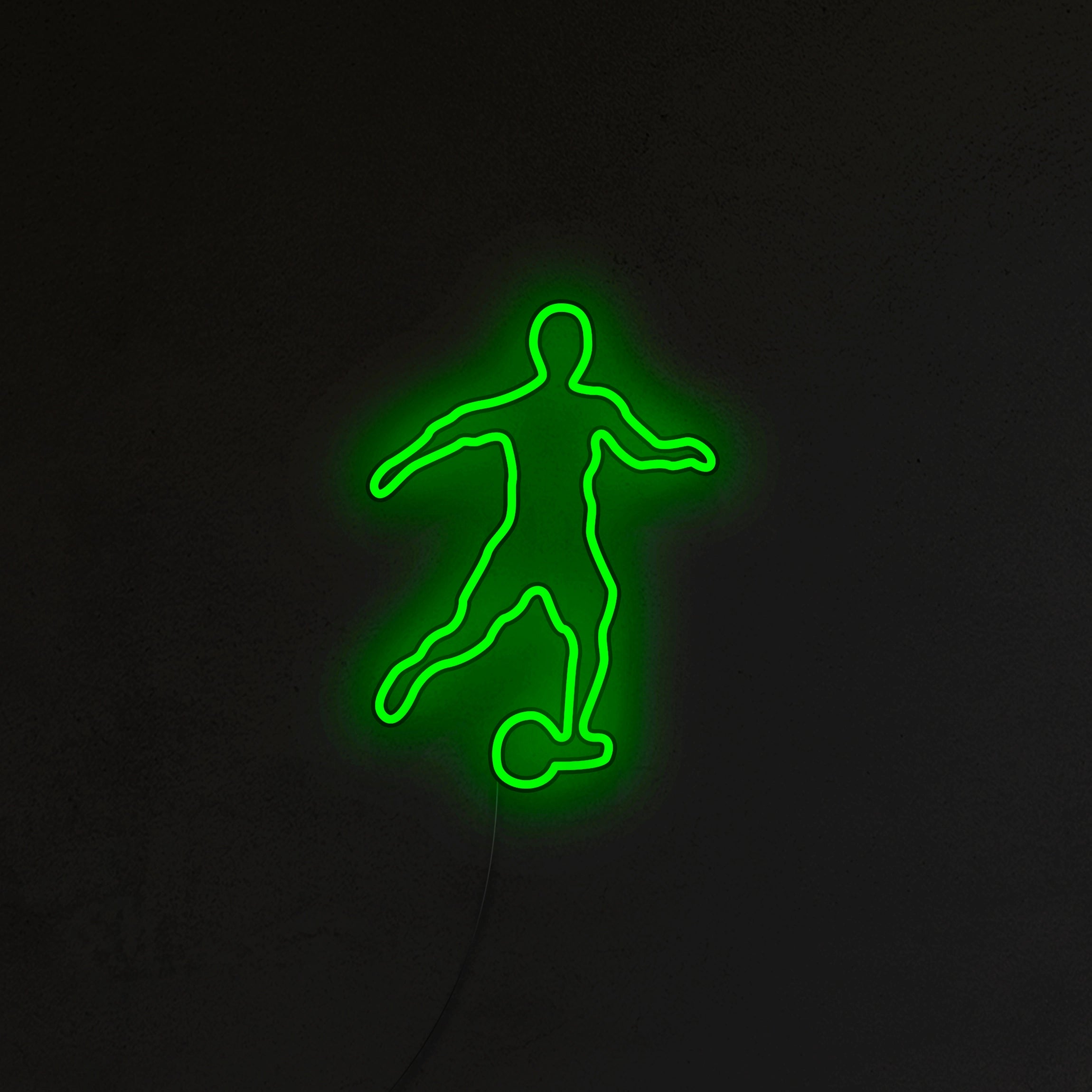 Piłkarz Neon LED