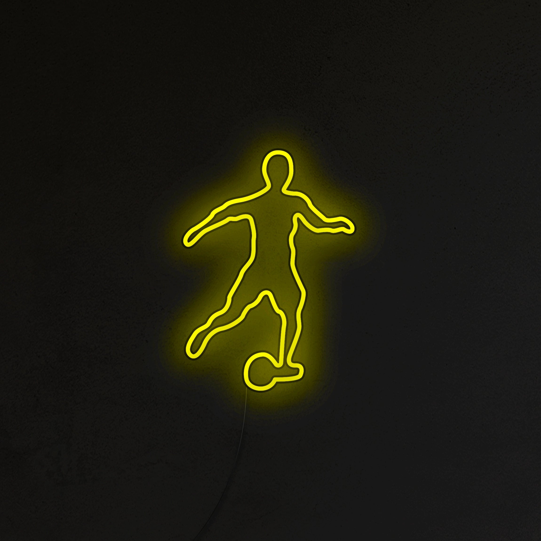 Piłkarz Neon LED