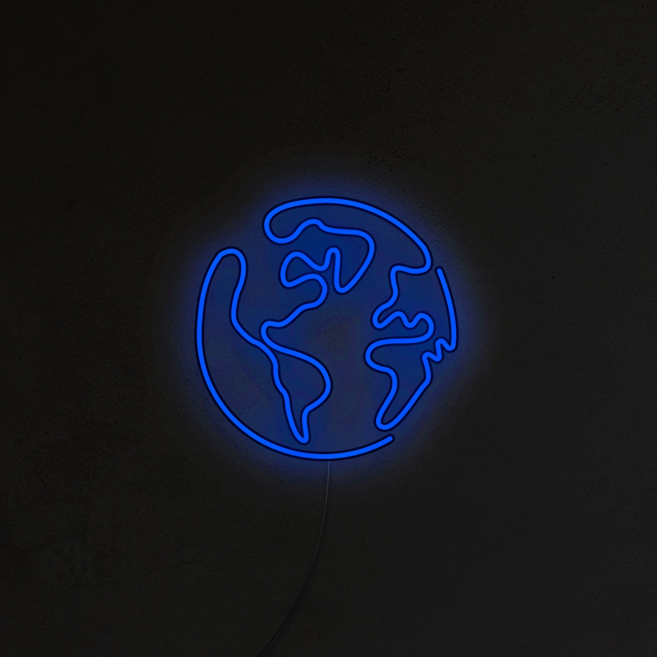 Planeta Ziemia Neon LED