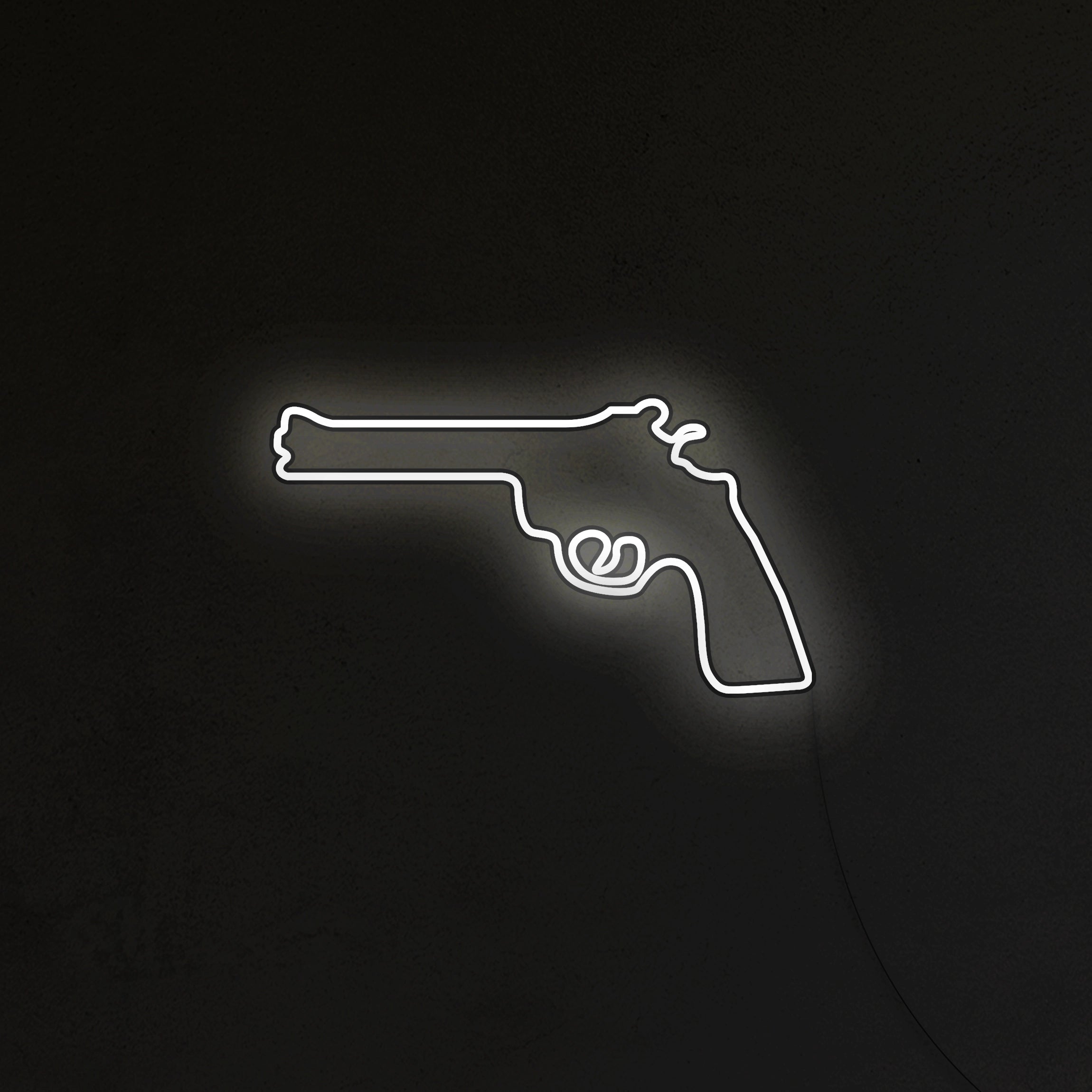 Rewolwer Neon LED