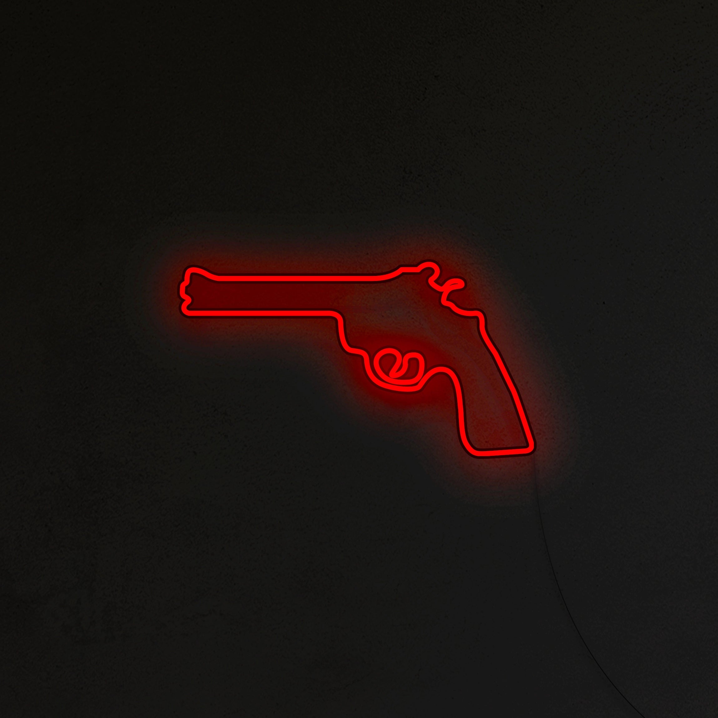 Rewolwer Neon LED