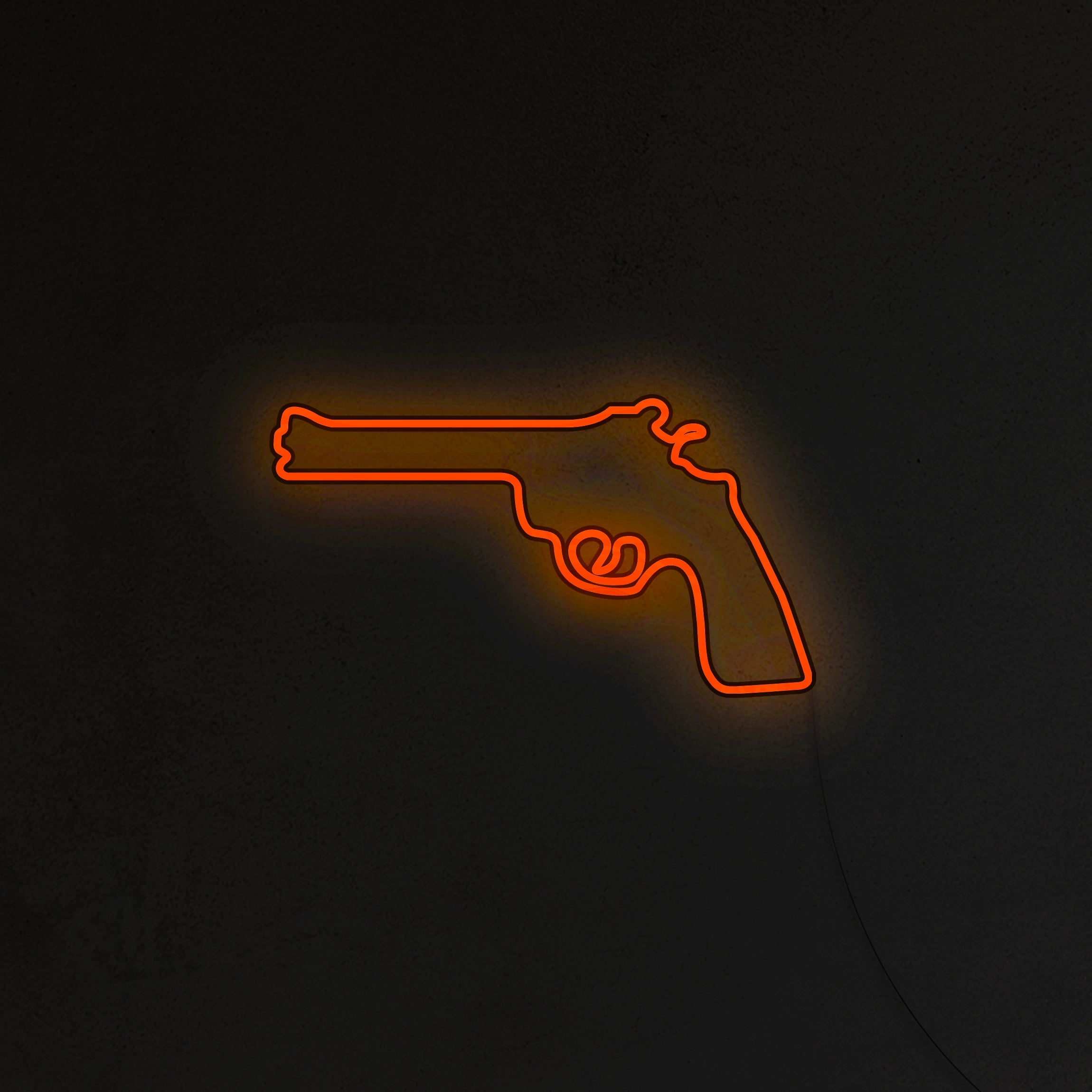 Rewolwer Neon LED