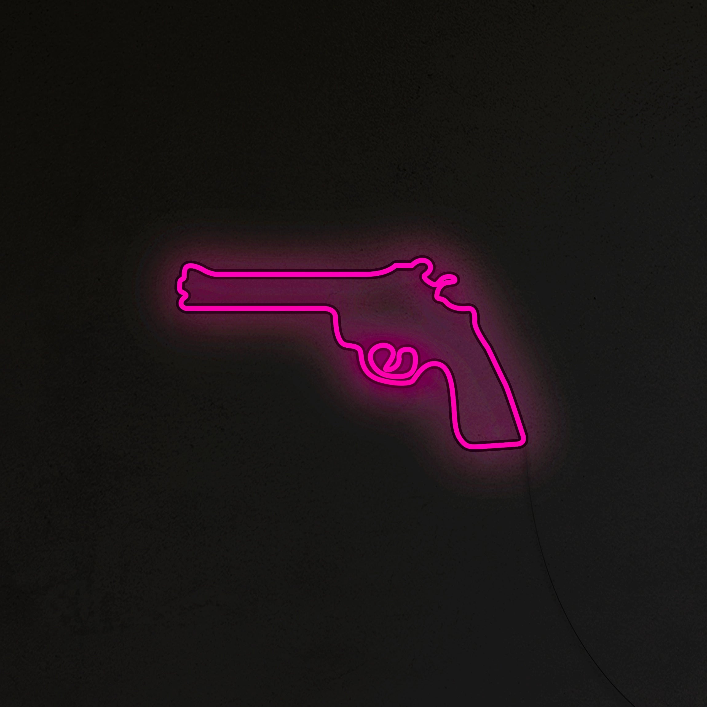 Rewolwer Neon LED