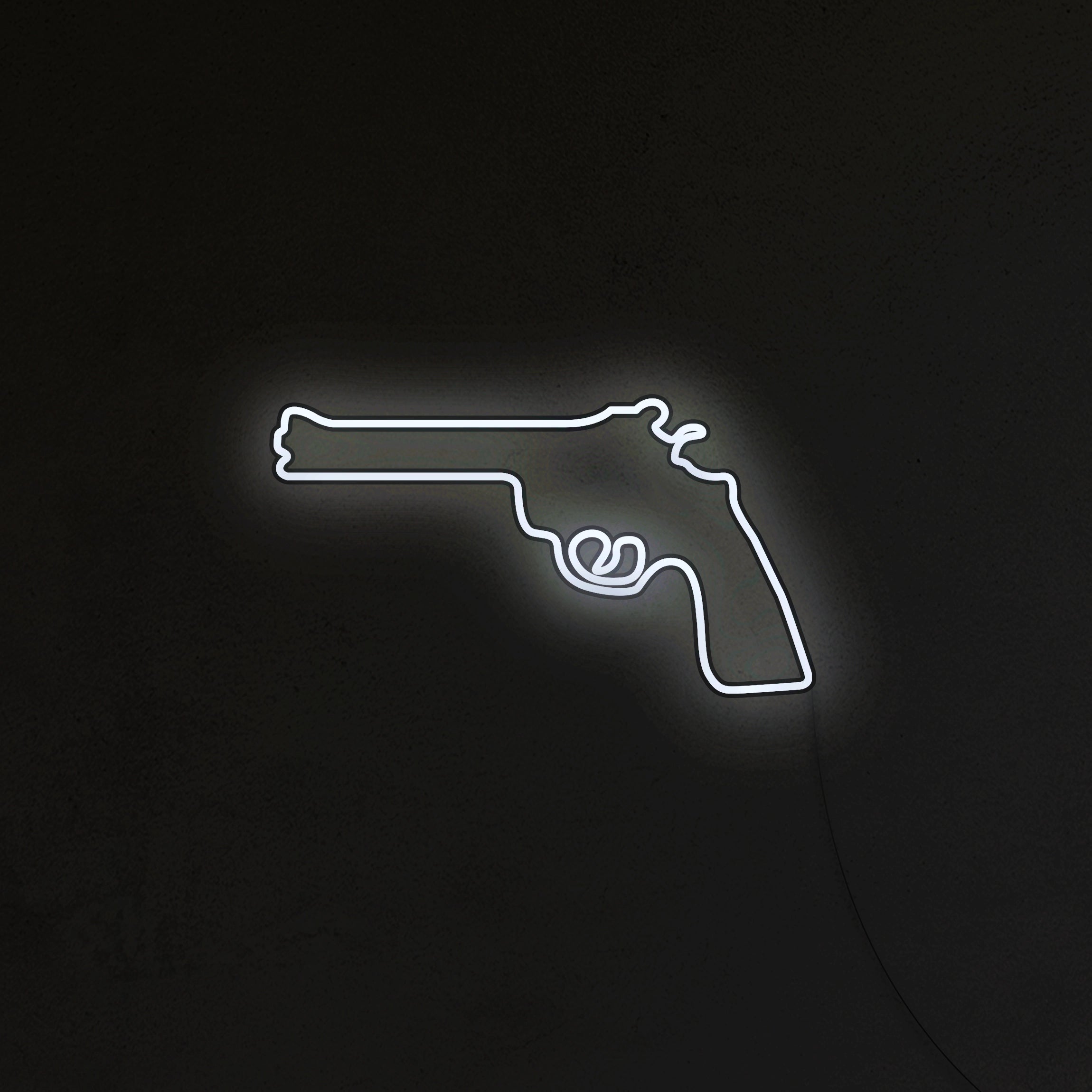 Rewolwer Neon LED