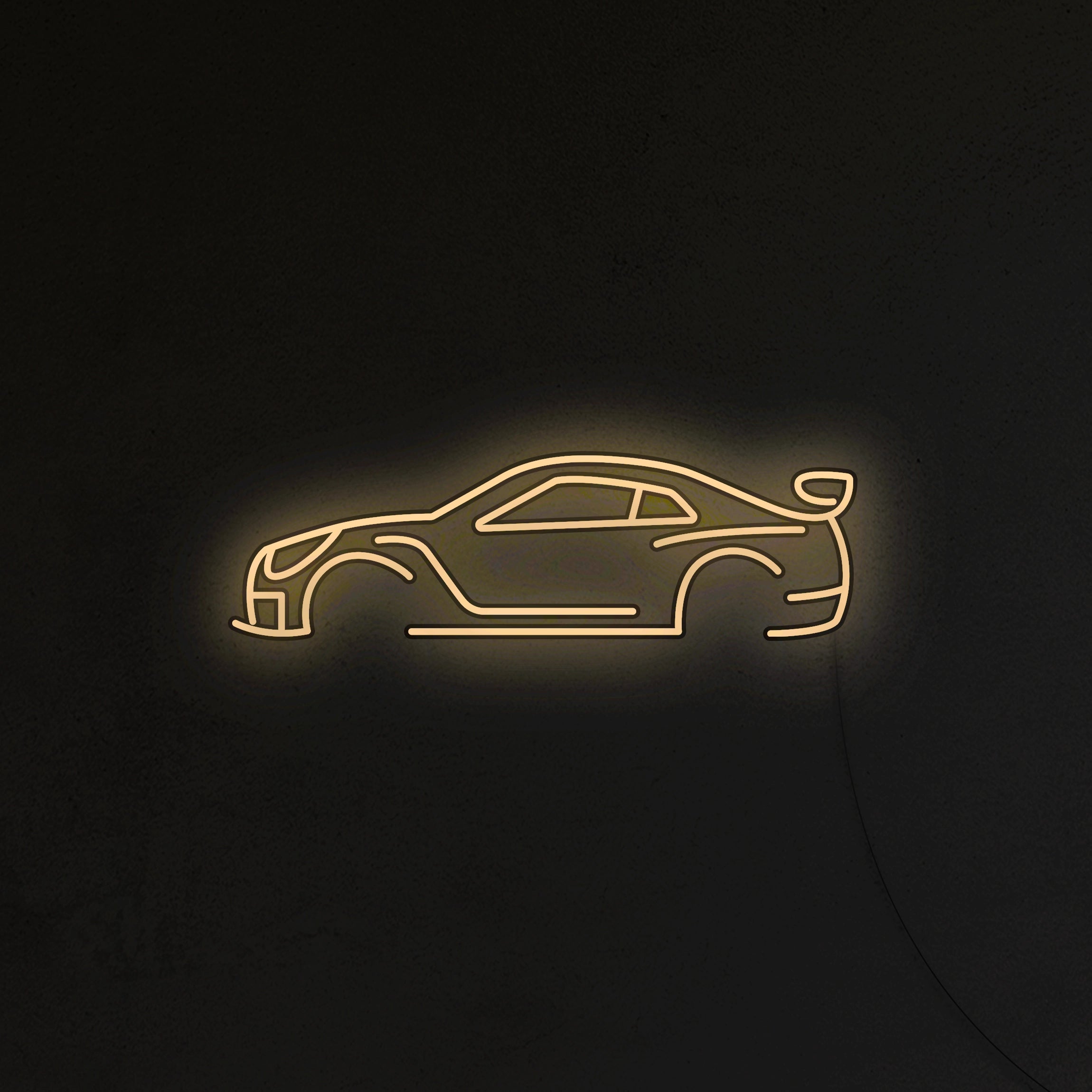 Samochód Sportowy Neon LED