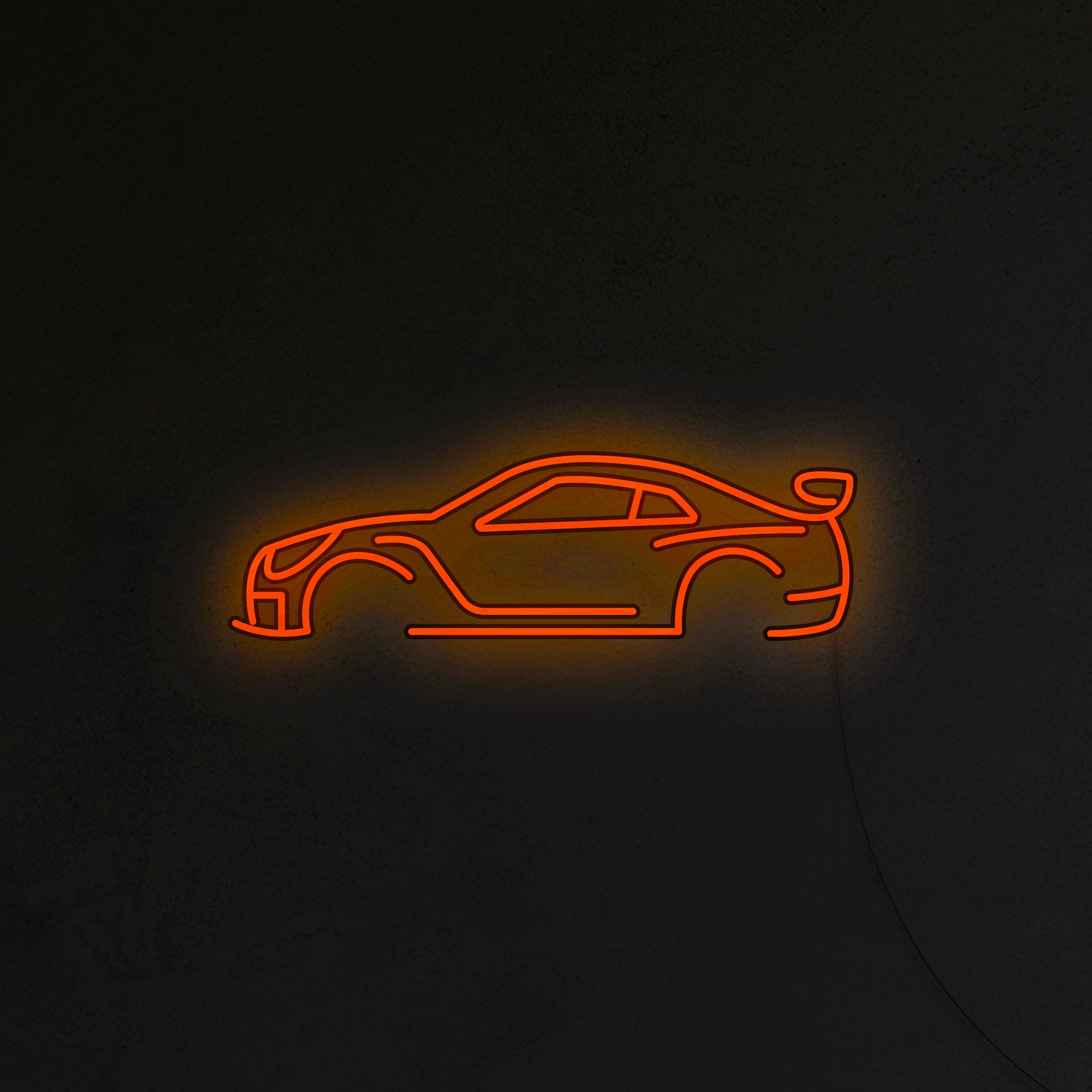 Samochód Sportowy Neon LED