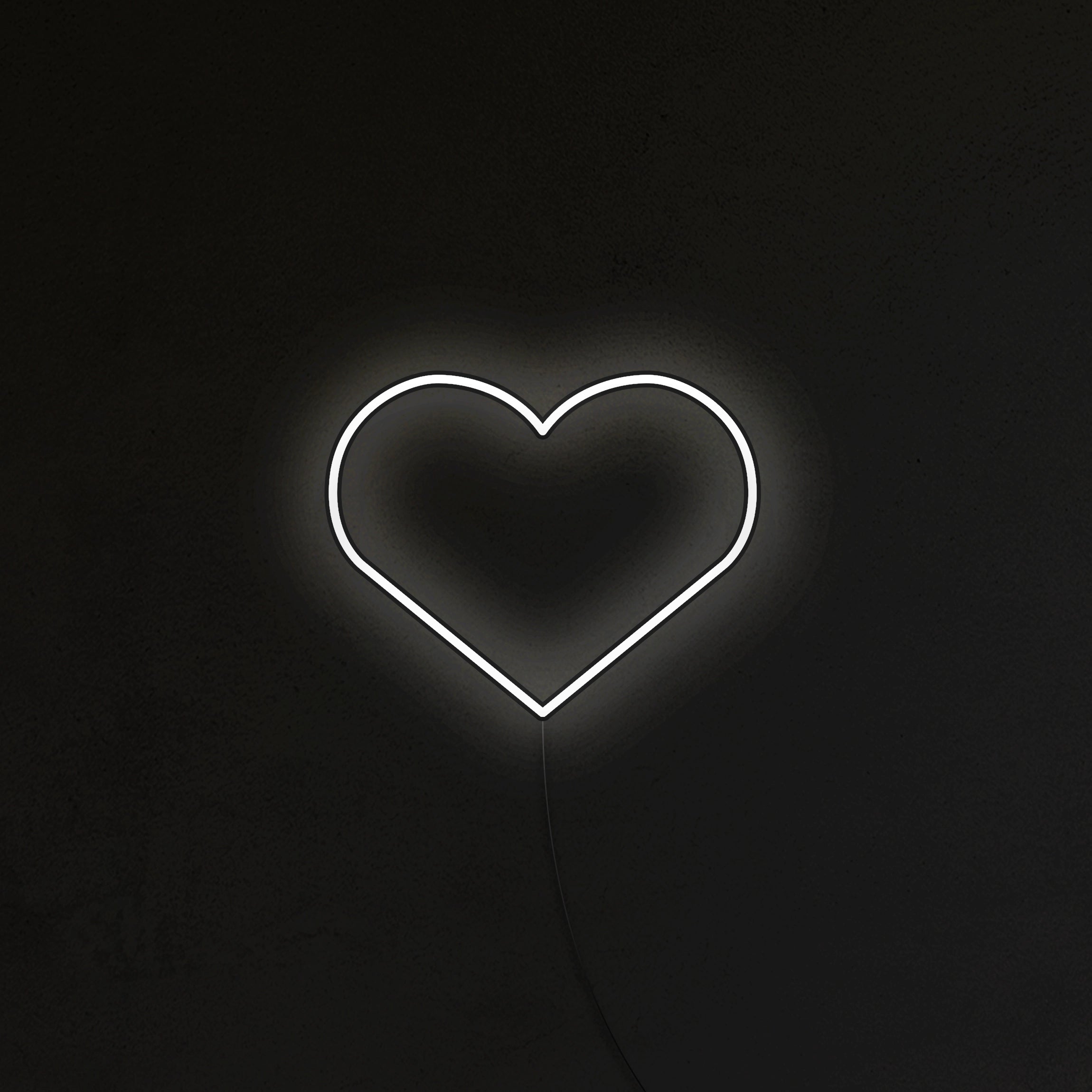 Serduszko Neon LED