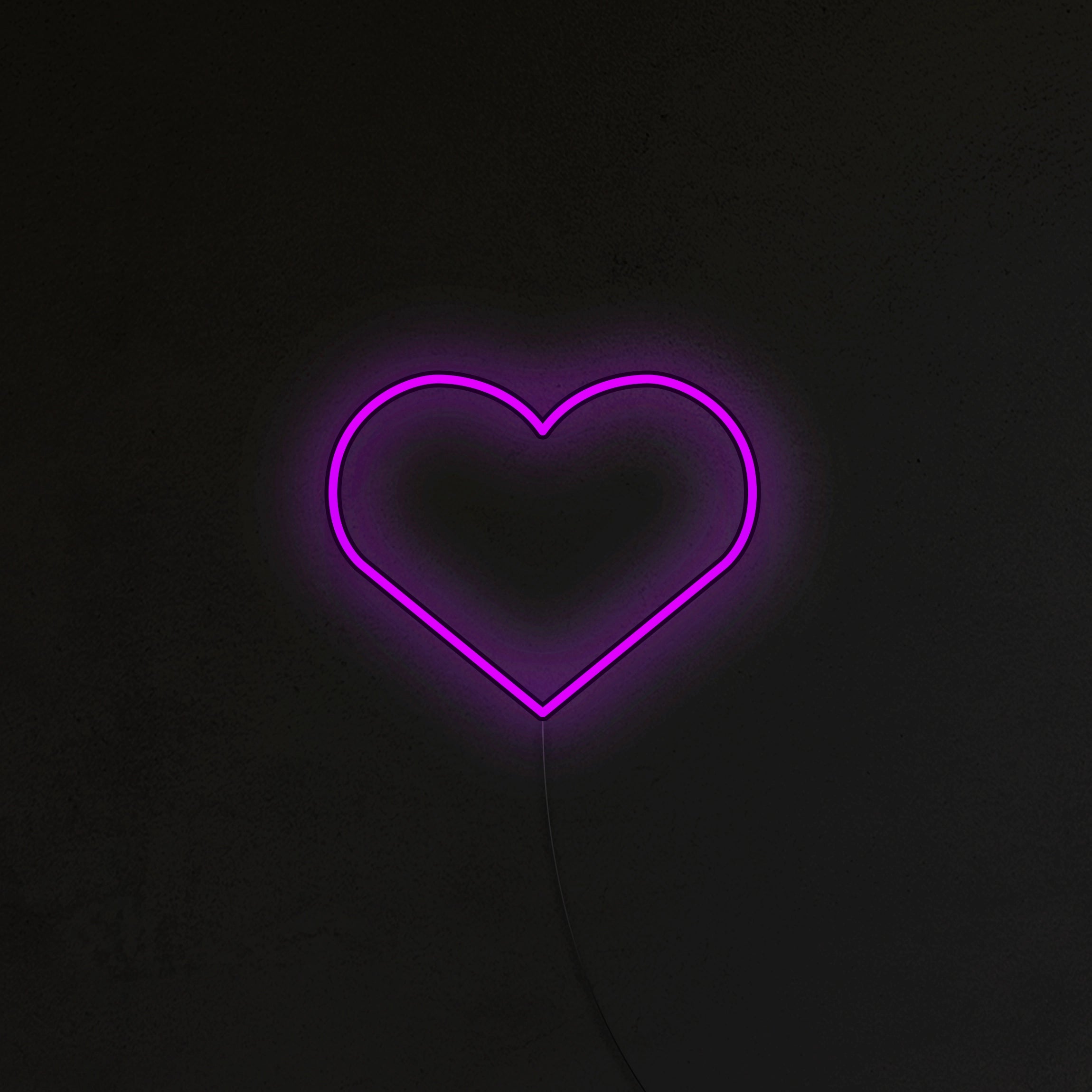 Serduszko Neon LED