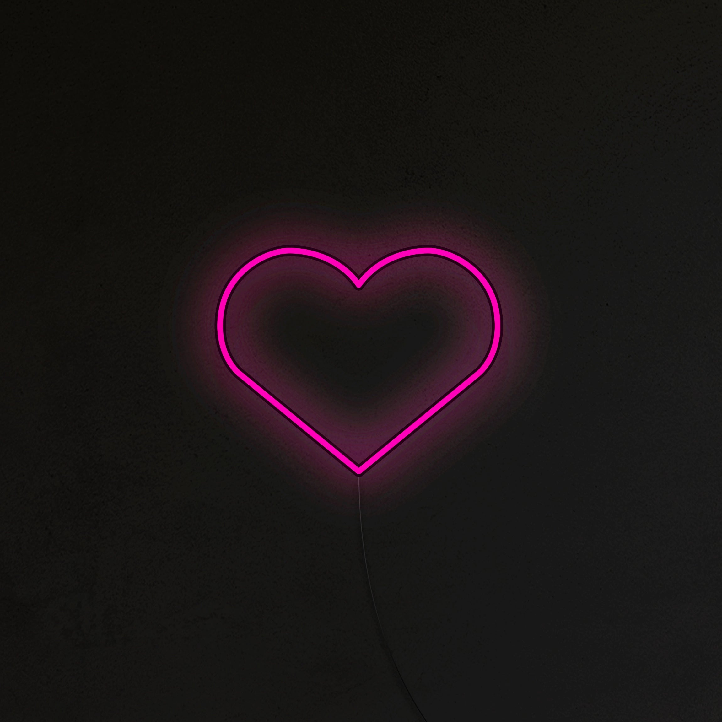 Serduszko Neon LED