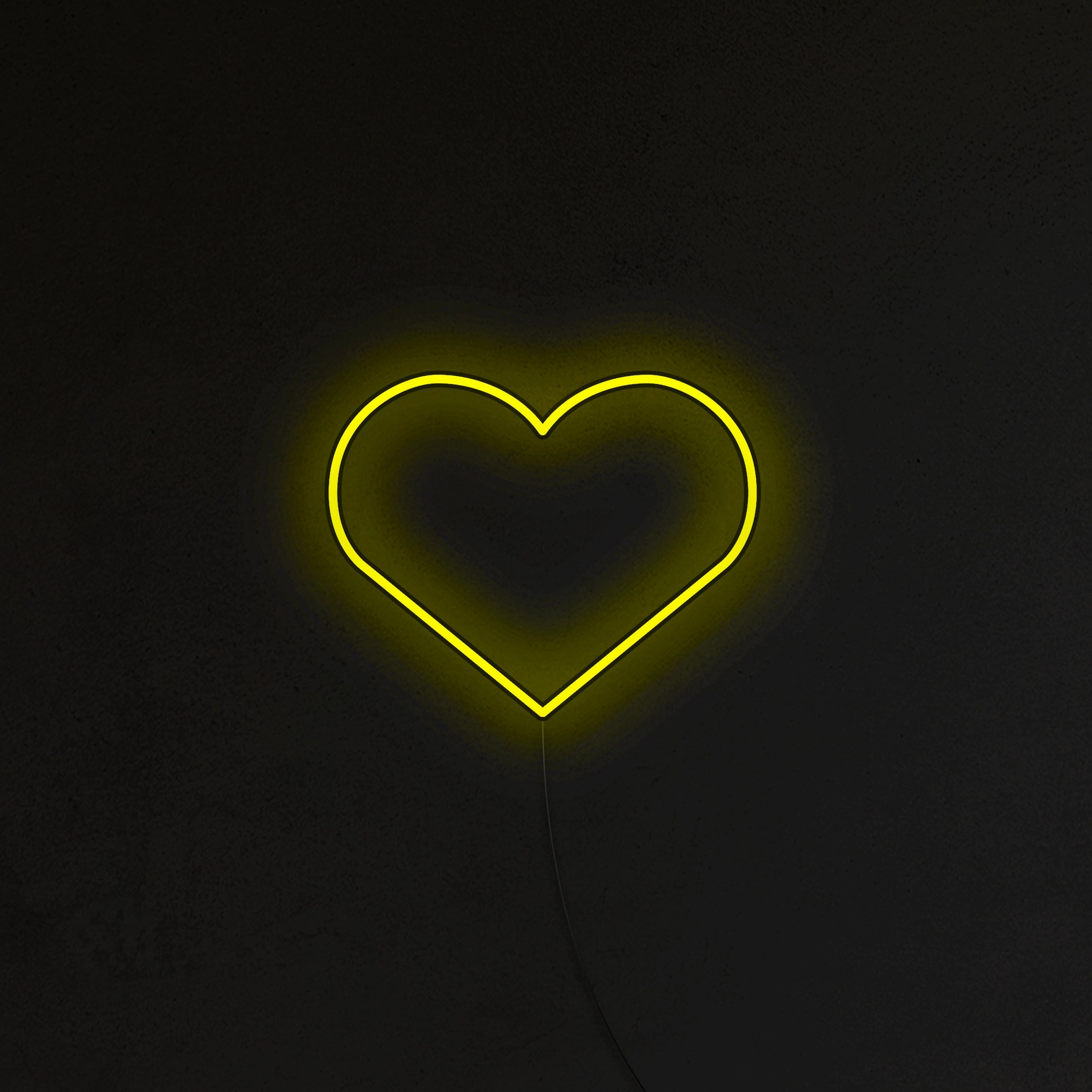 Serduszko Neon LED