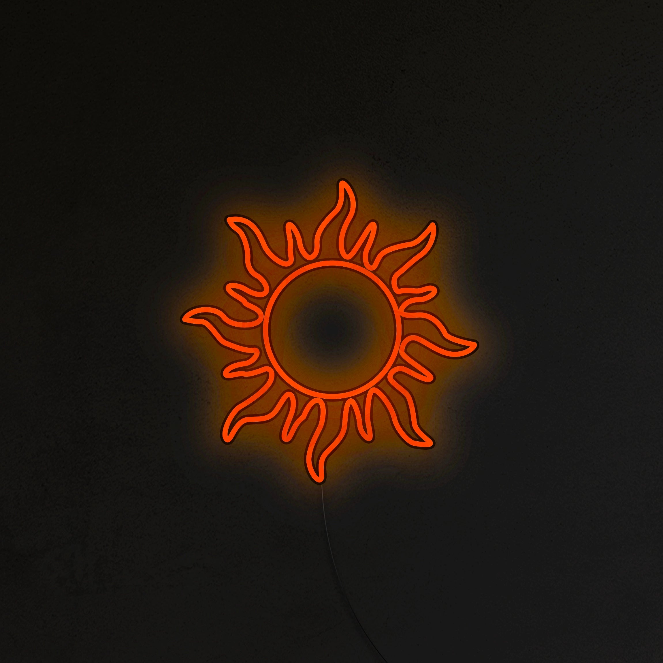 Słońce Neon LED