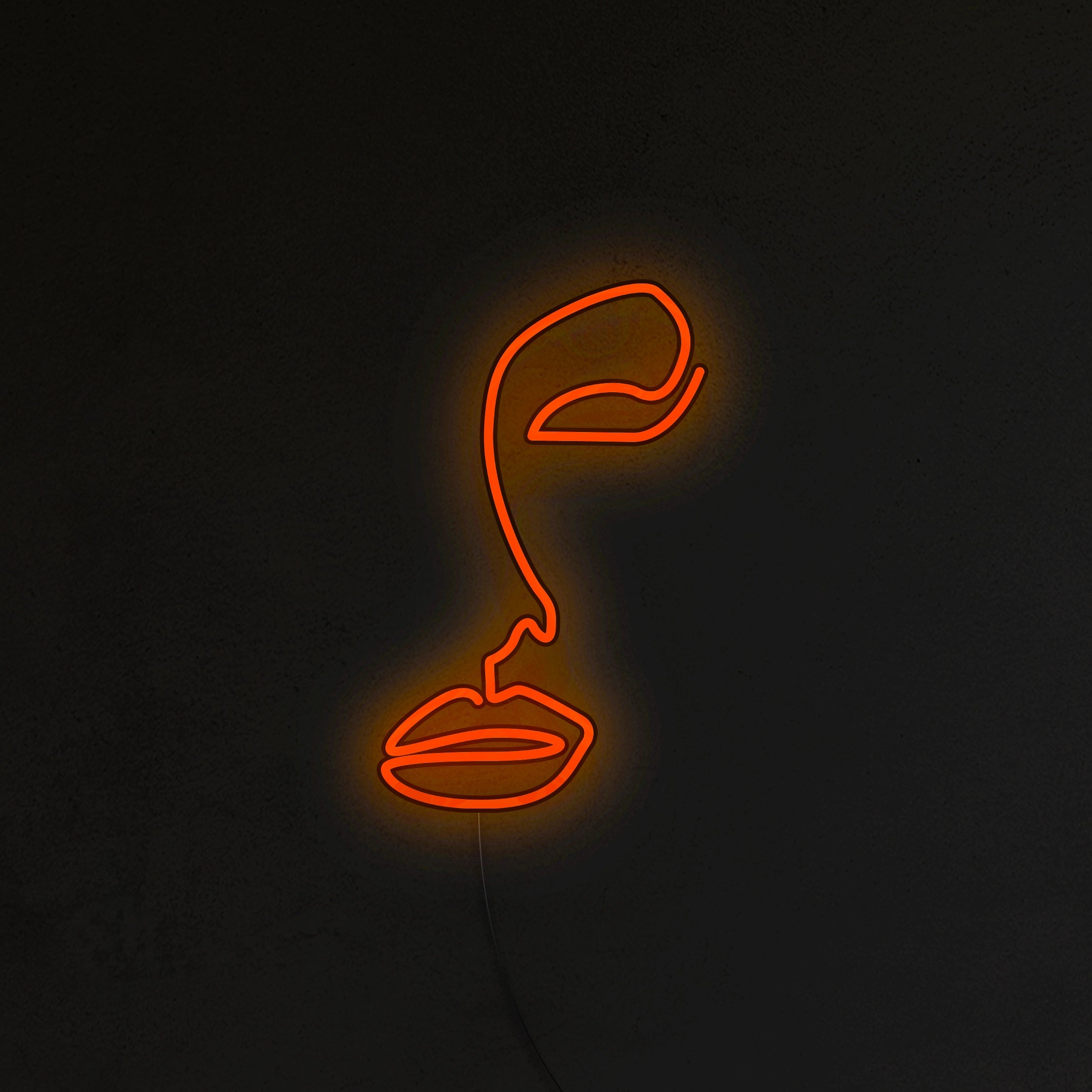 Twarz Neon LED