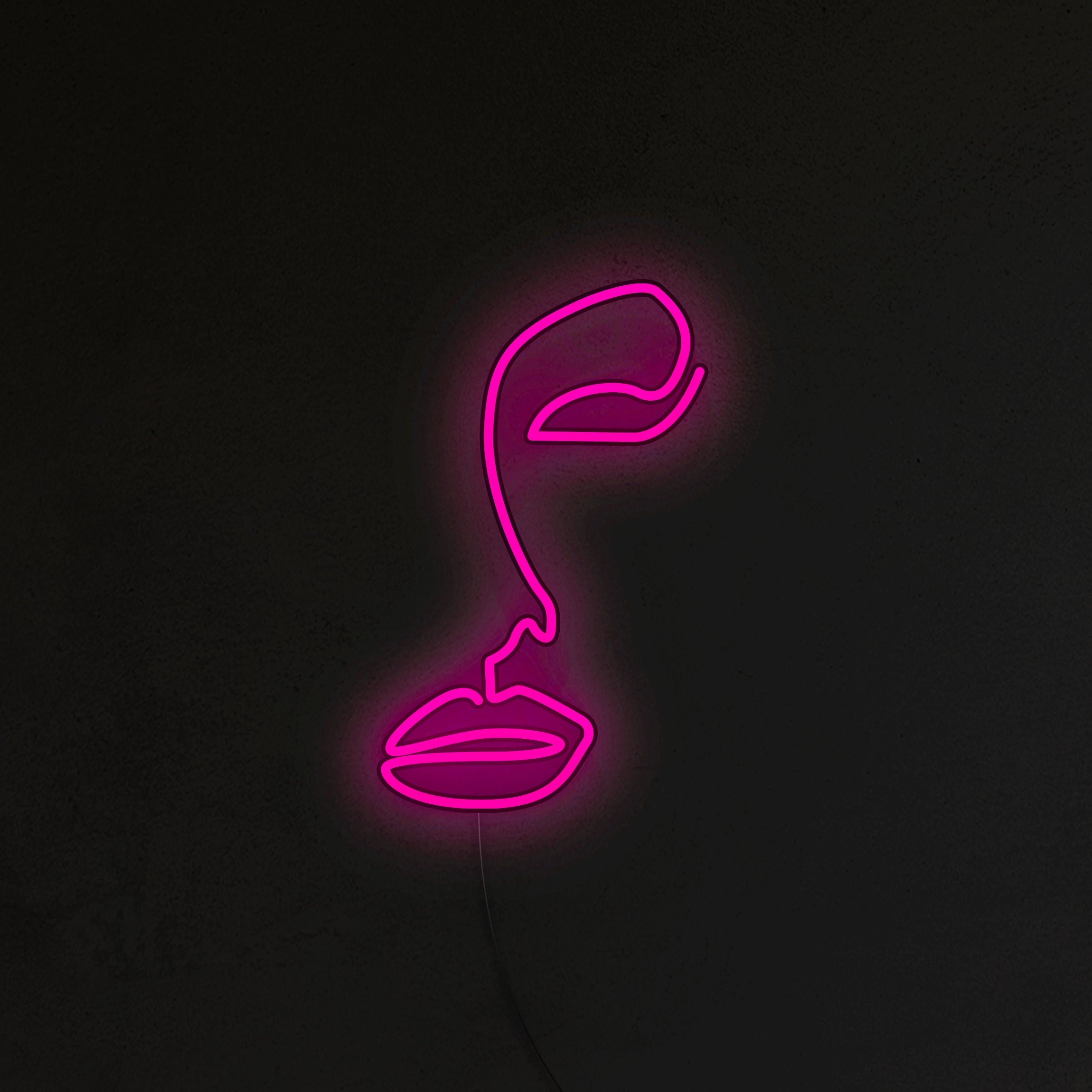 Twarz Neon LED
