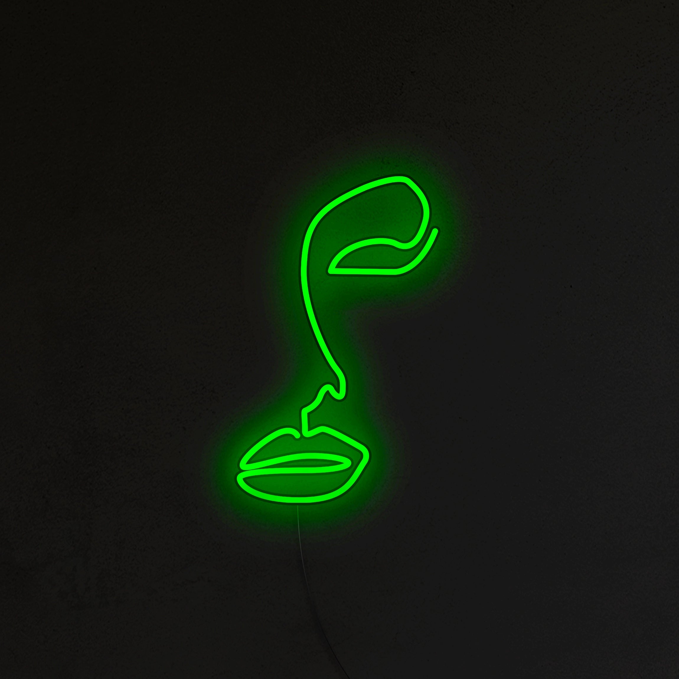 Twarz Neon LED