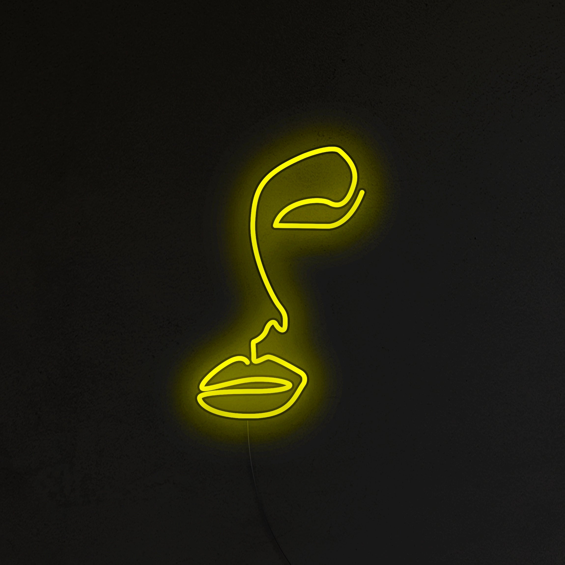 Twarz Neon LED