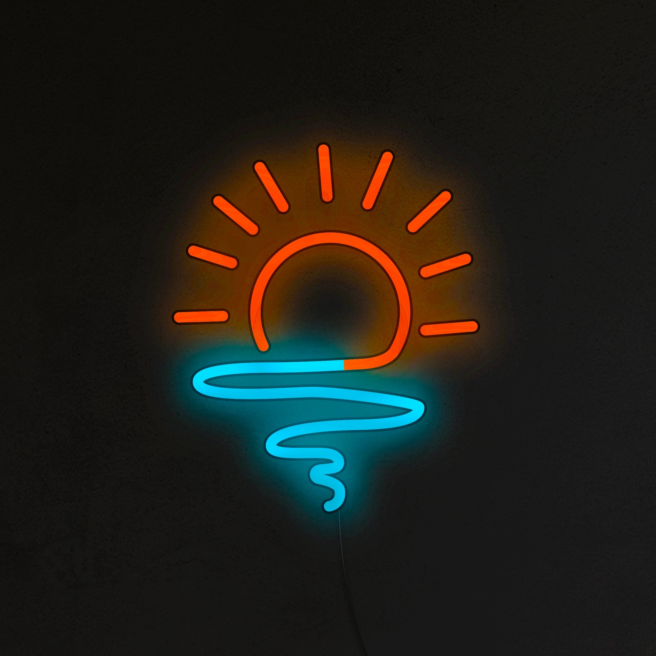 Zachód Słońca Neon LED