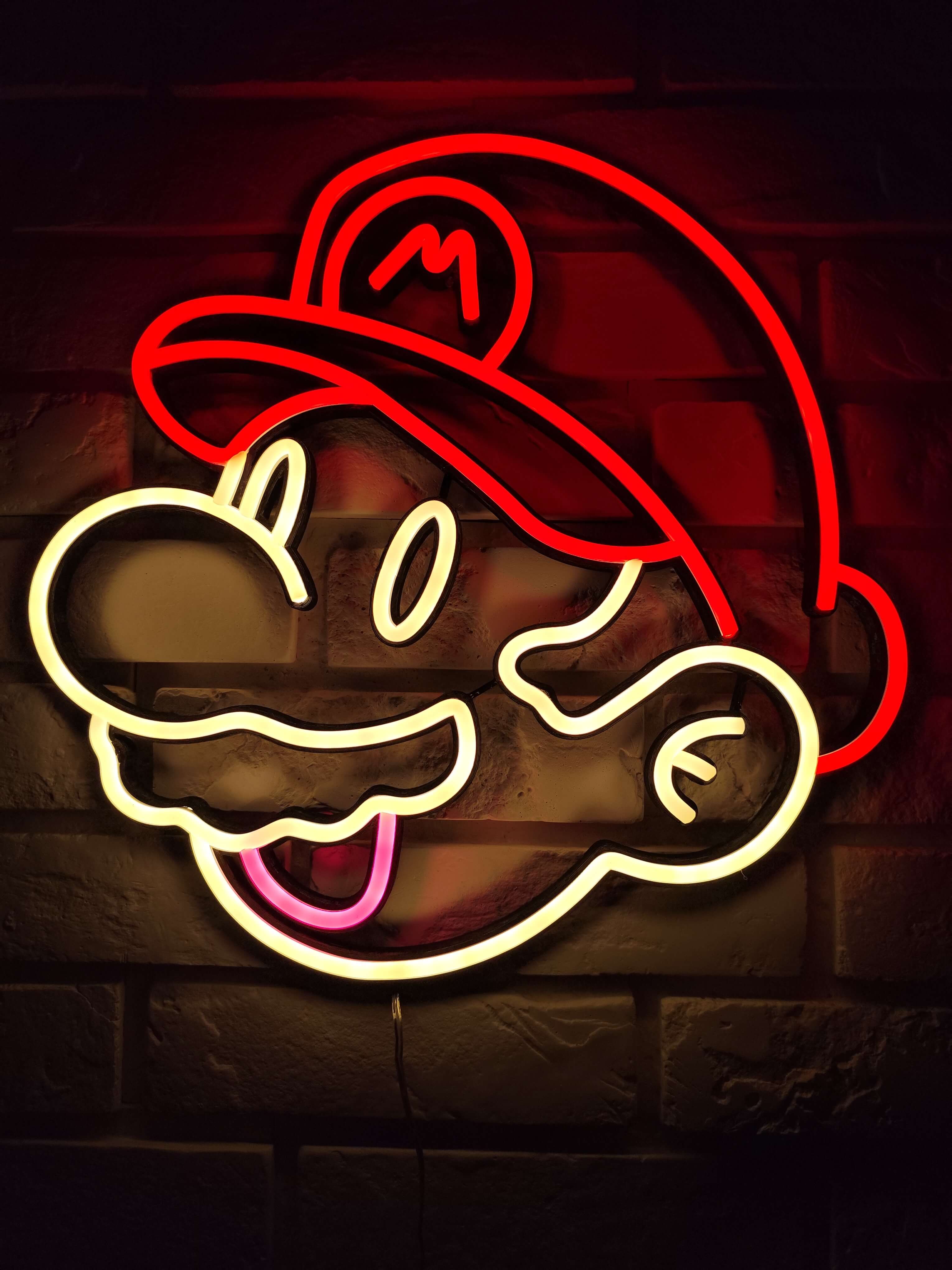 Super Mario Neon LED