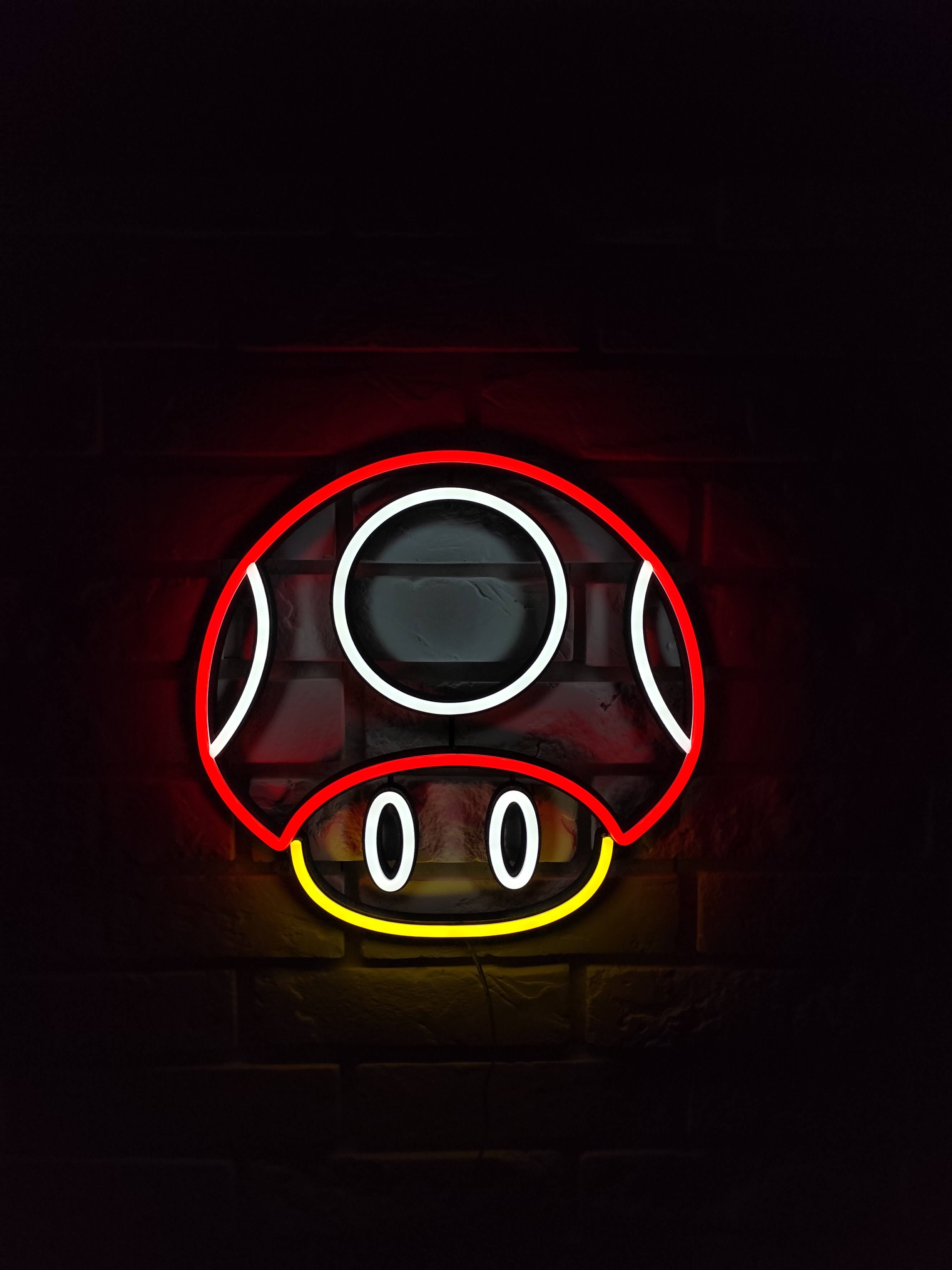 Super Mario Toad Neon LED