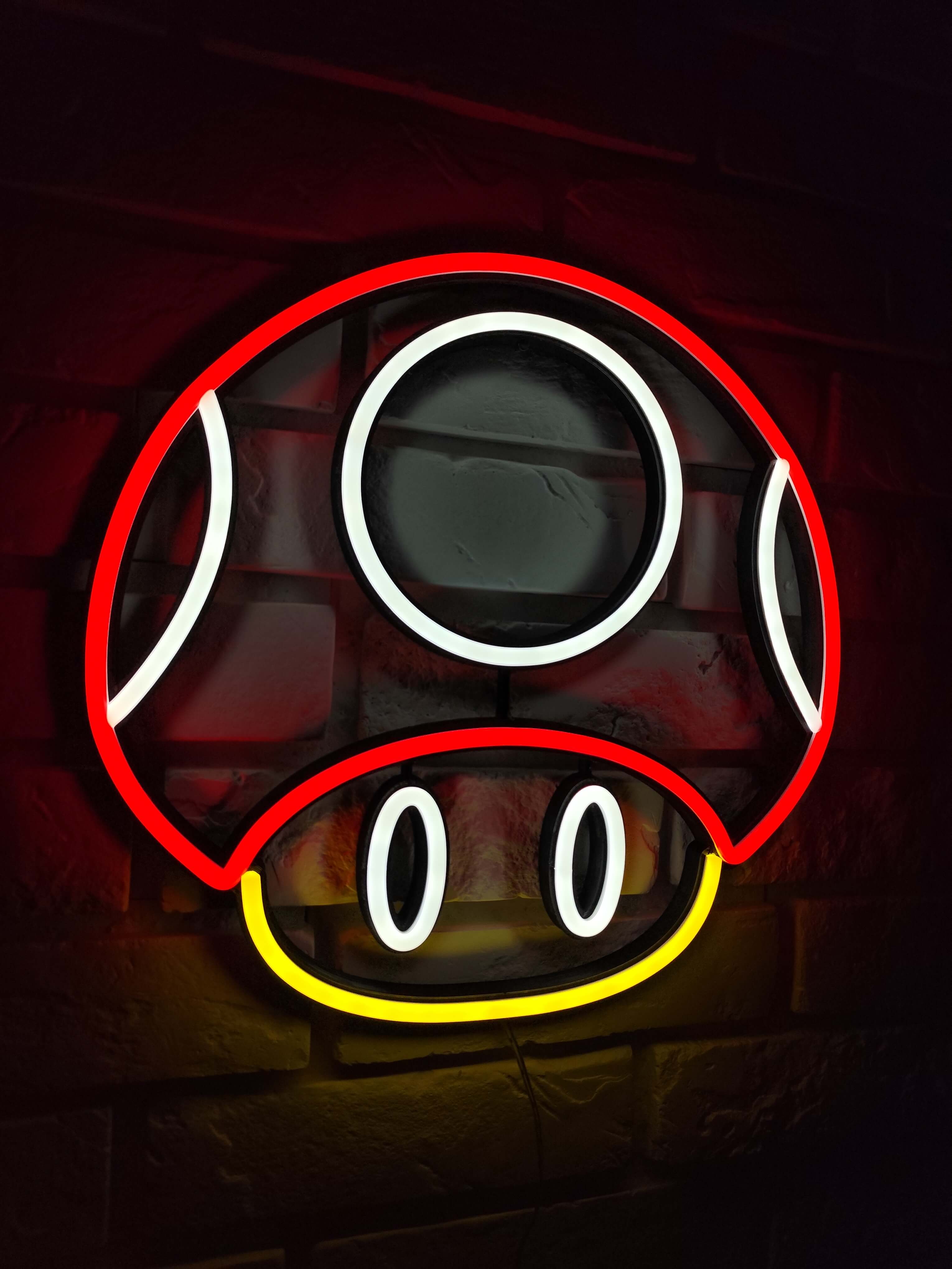 Super Mario Toad Neon LED