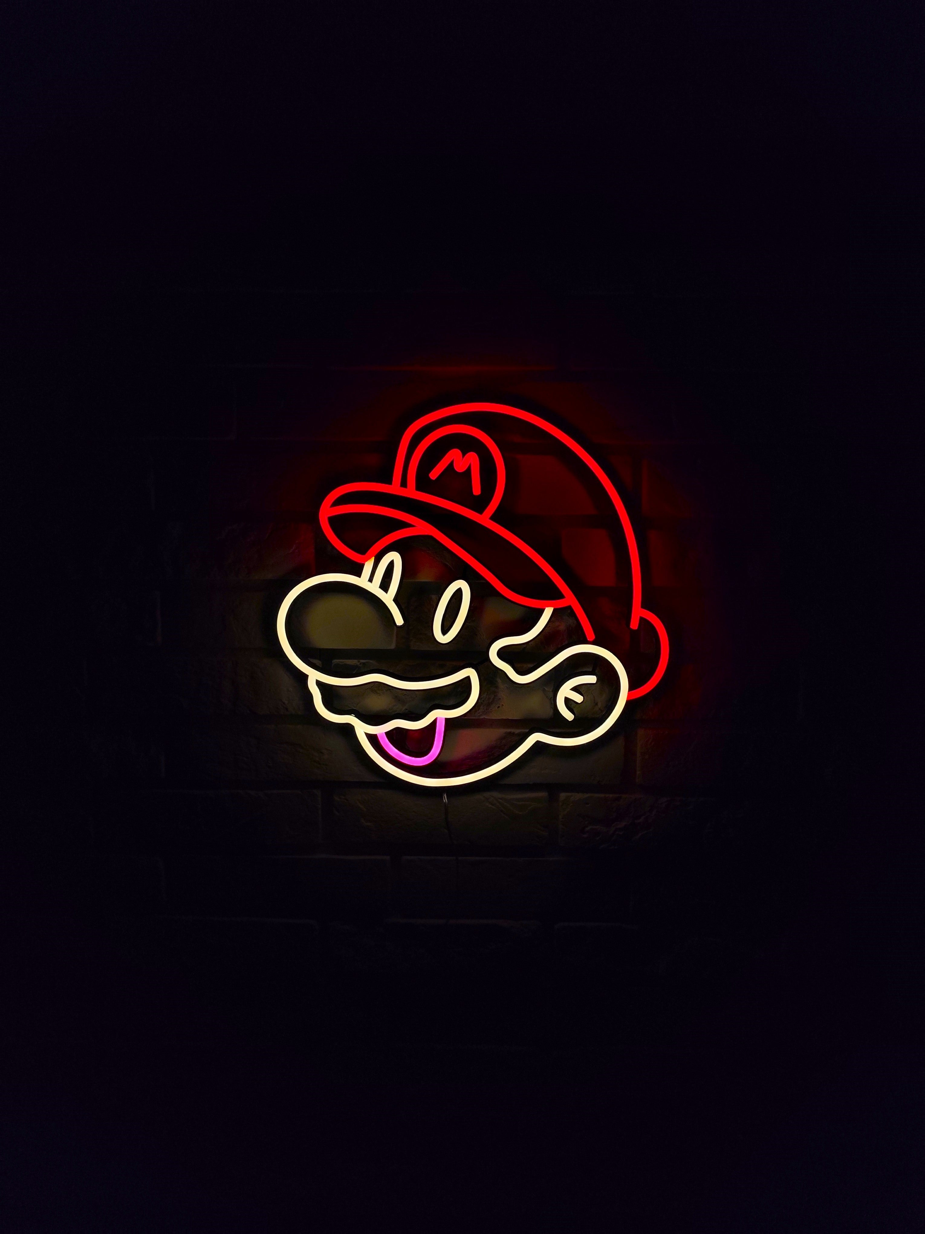 Super Mario Neon LED