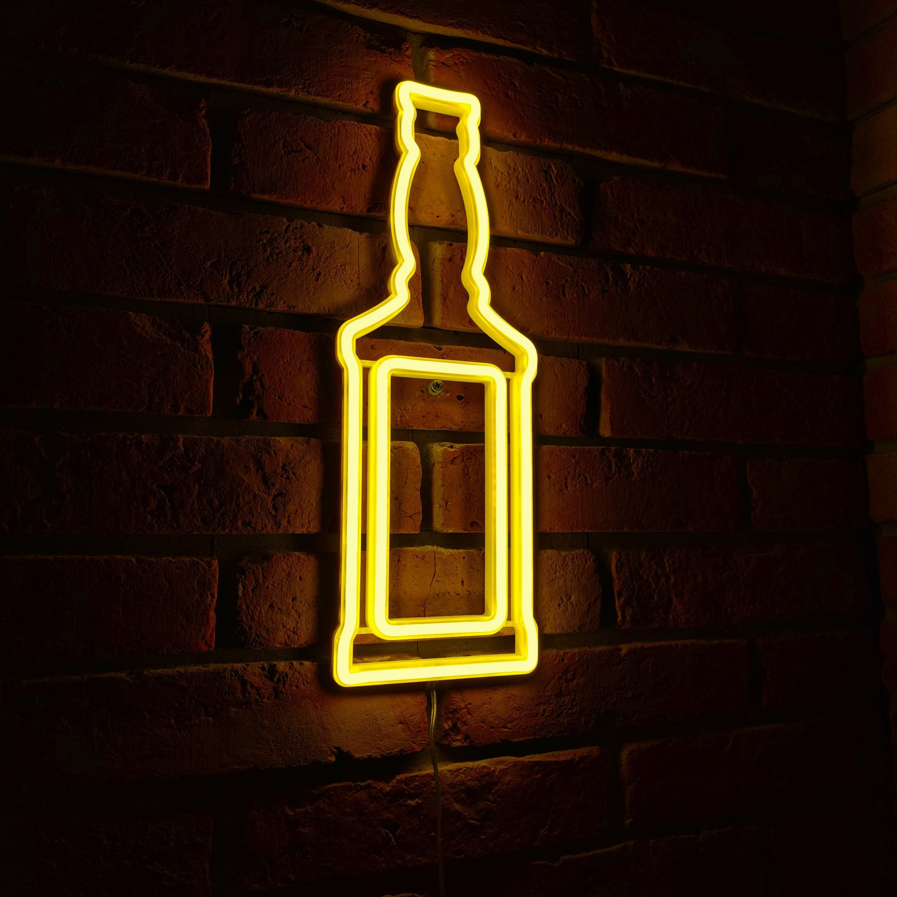 Butelka Whisky Neon LED