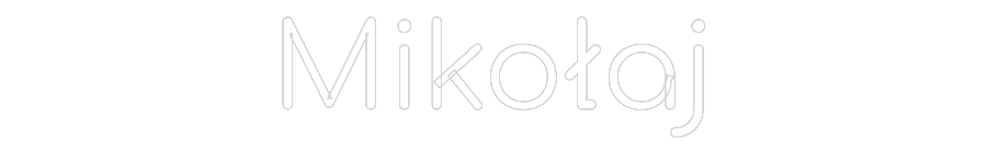 Custom Neon: Mikołaj