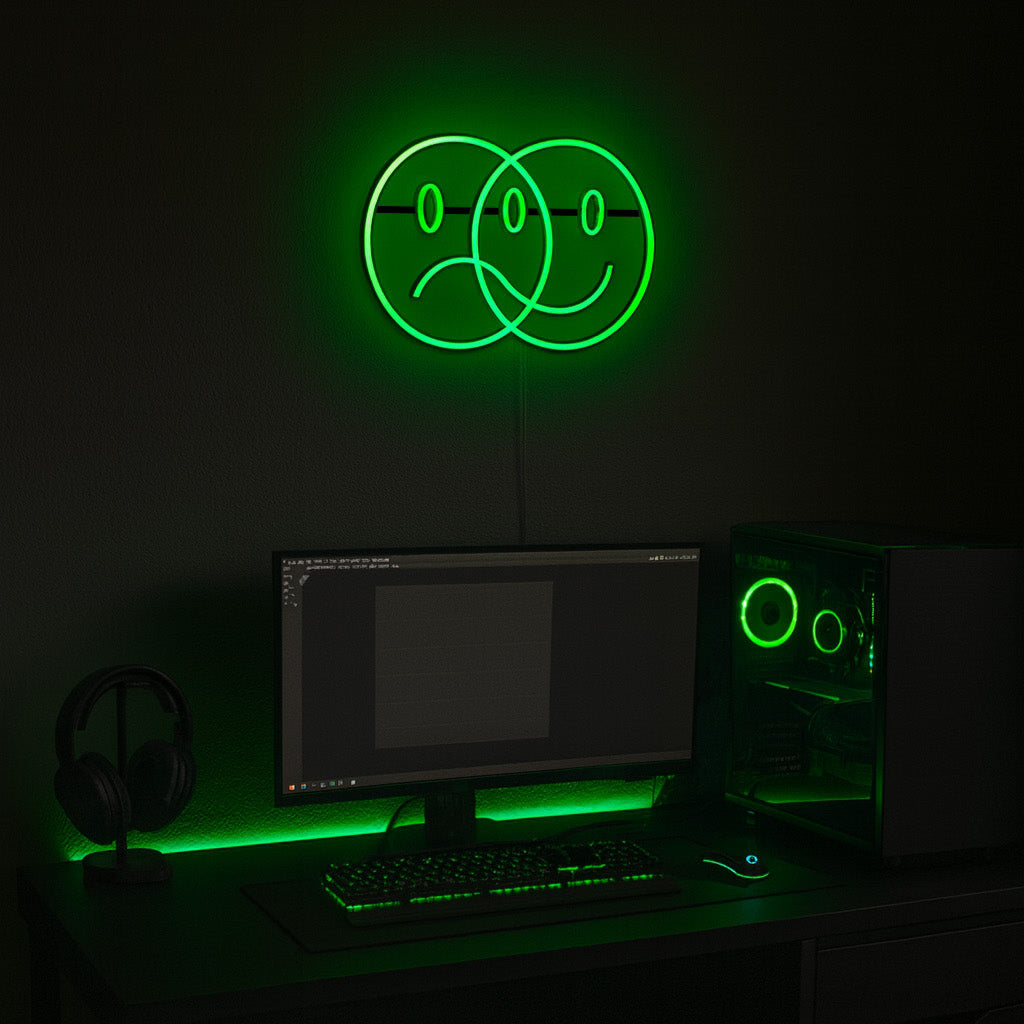 Happysad Neon LED