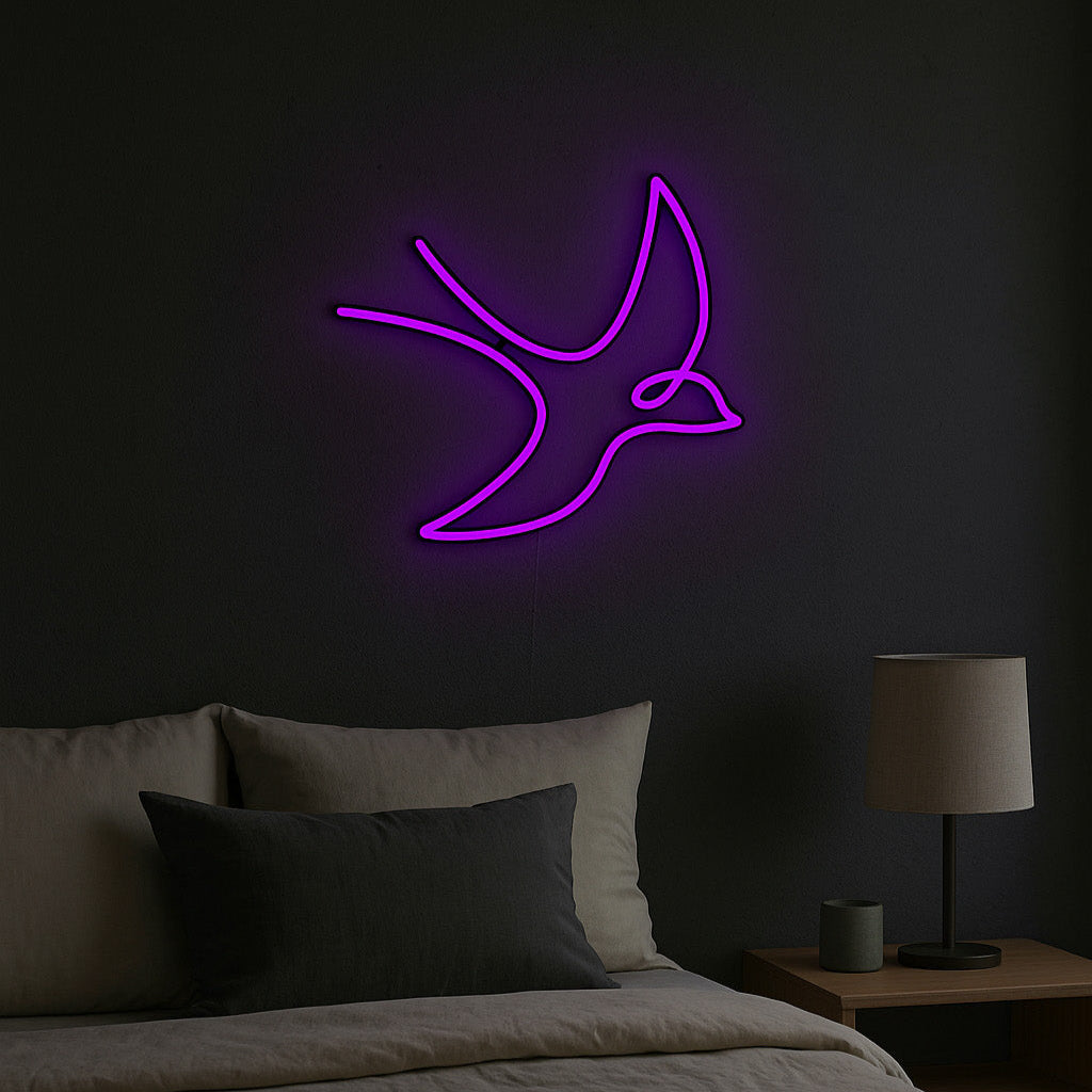 Jaskółka Neon LED