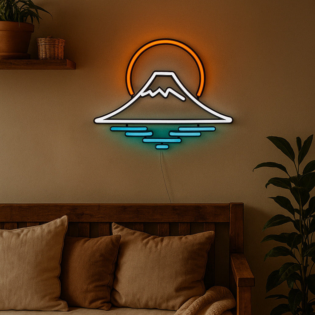 Góra Fuji Neon LED