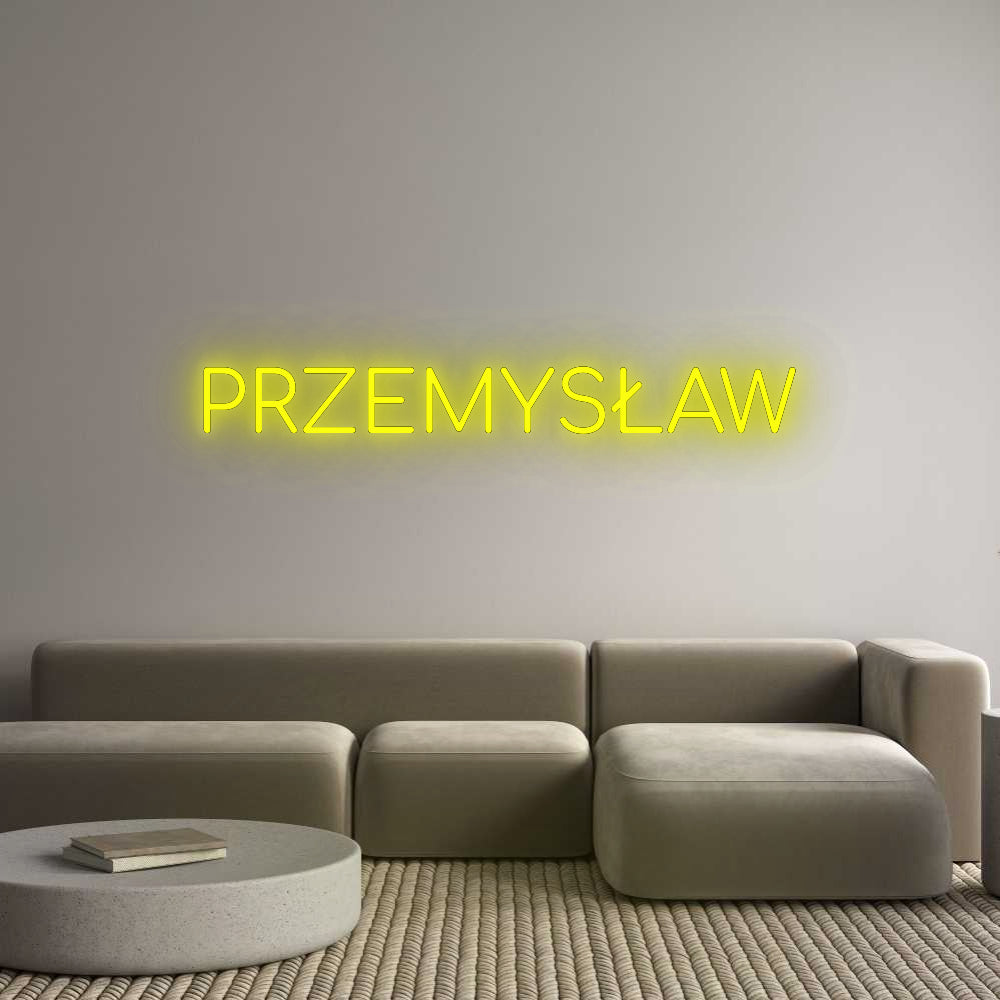 Custom Neon: PRZEMYSŁAW