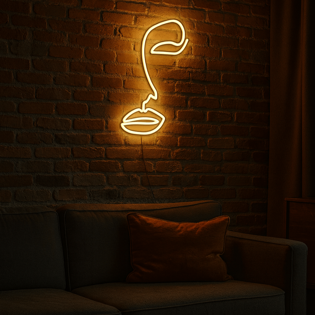 Twarz Neon LED