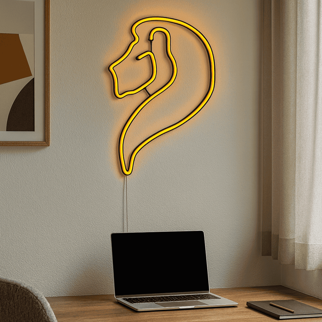 Król Lew Neon LED