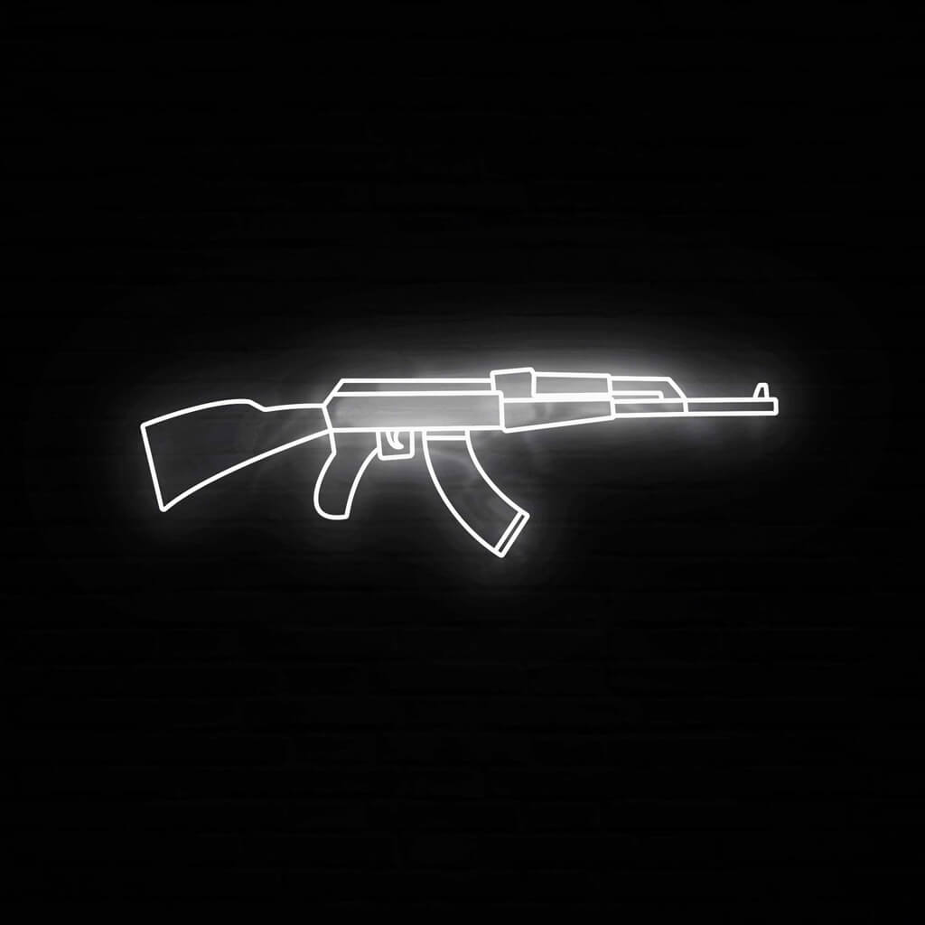 Karabin AK-47 Neon LED