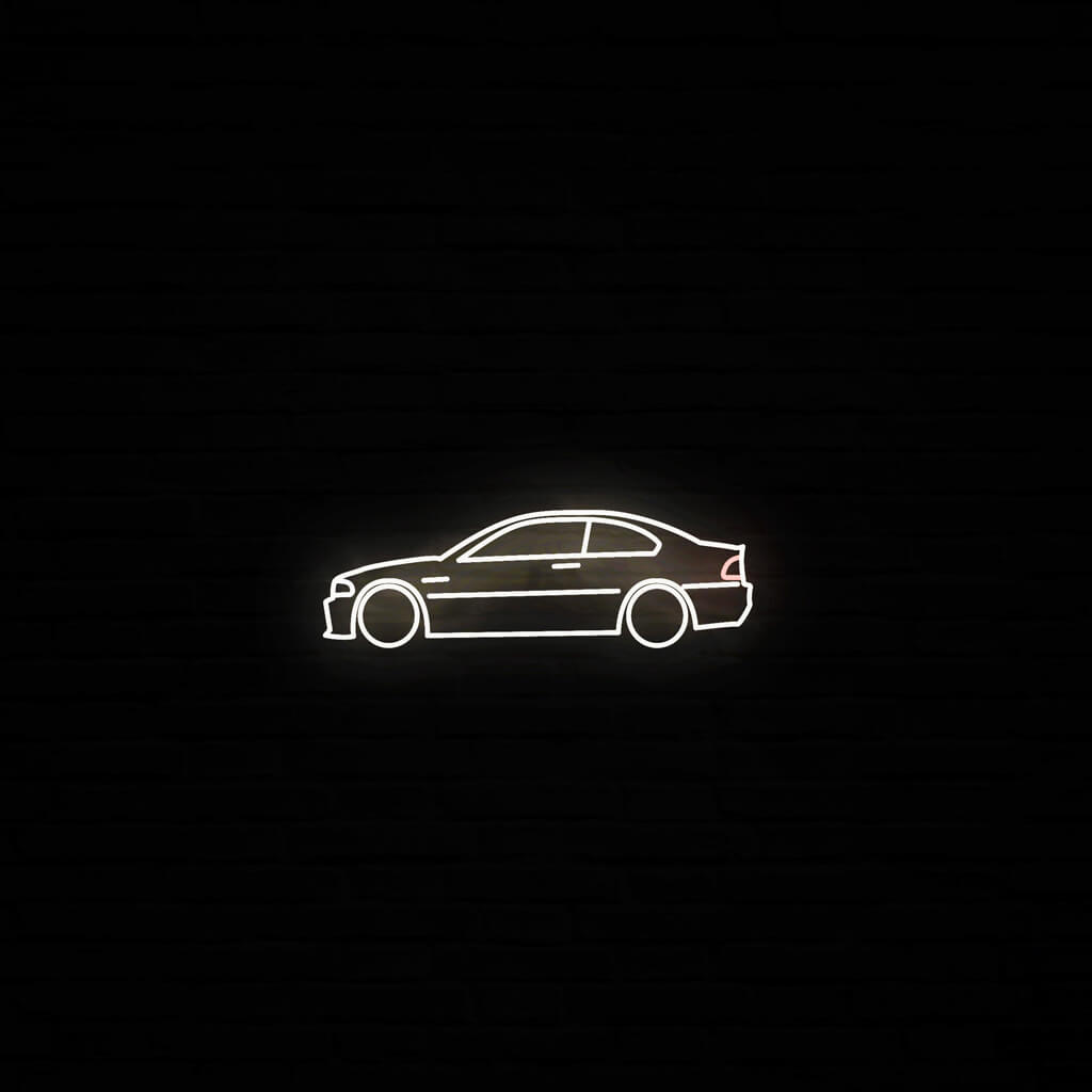 Samochód BMW Neon LED